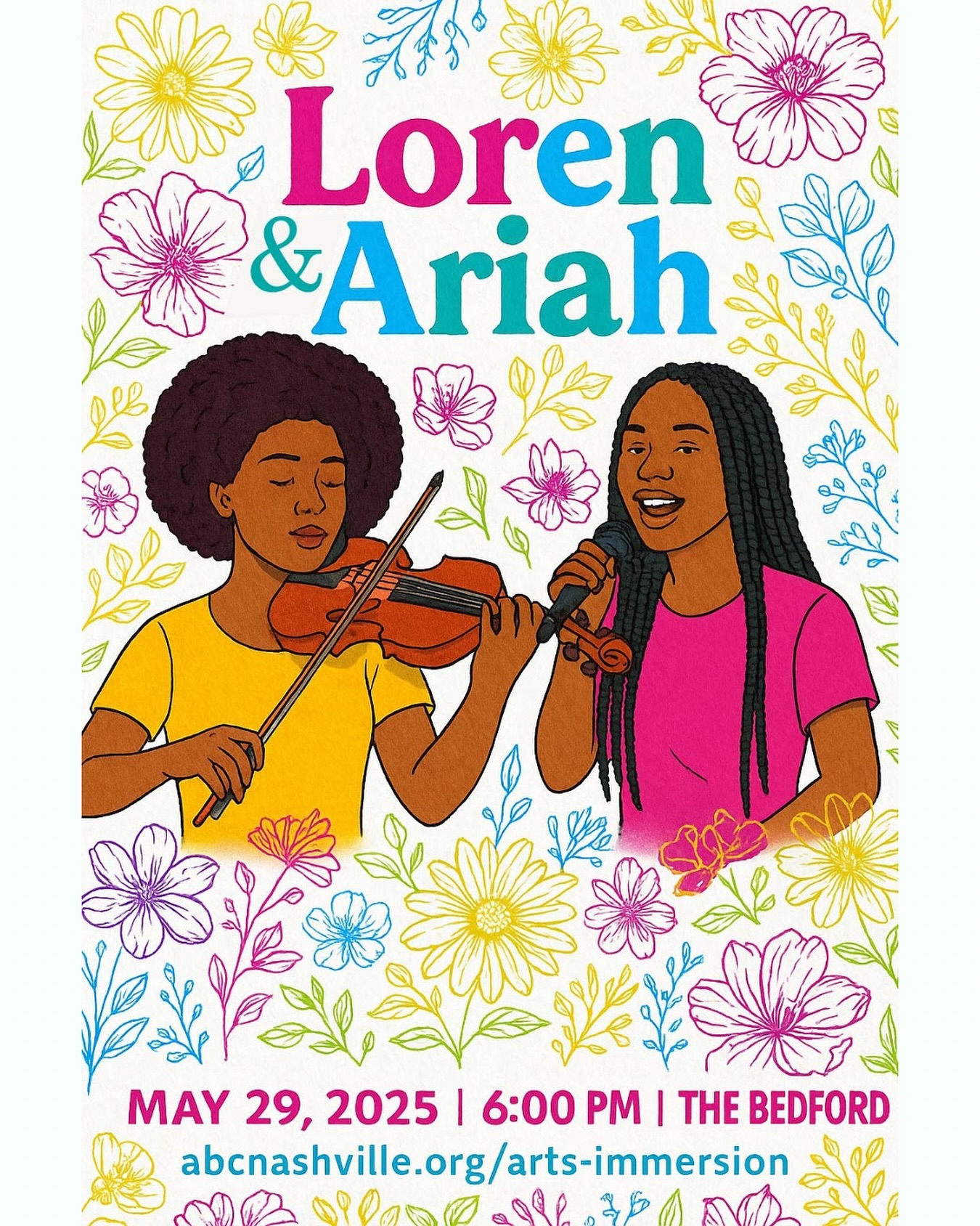 🎻✨ Tonight’s the night! I’ll be performing alongside the incredibly talented high school vocalist Ariah McEwen at the @abc_nashville ‘s Arts Immersion Garden Party! 🌿🎶
So excited to bring music to this beautiful event — violin + vocals under the stars? Yes please. 🌙💐
#LiveMusic #Violinist #GardenPartyVibes #NashvilleEvents #AriahAndLoren #ArtsAndBusinessCouncil #LorenPlaysViolin #MusicCollab #BlackWomenInMusic #nashville