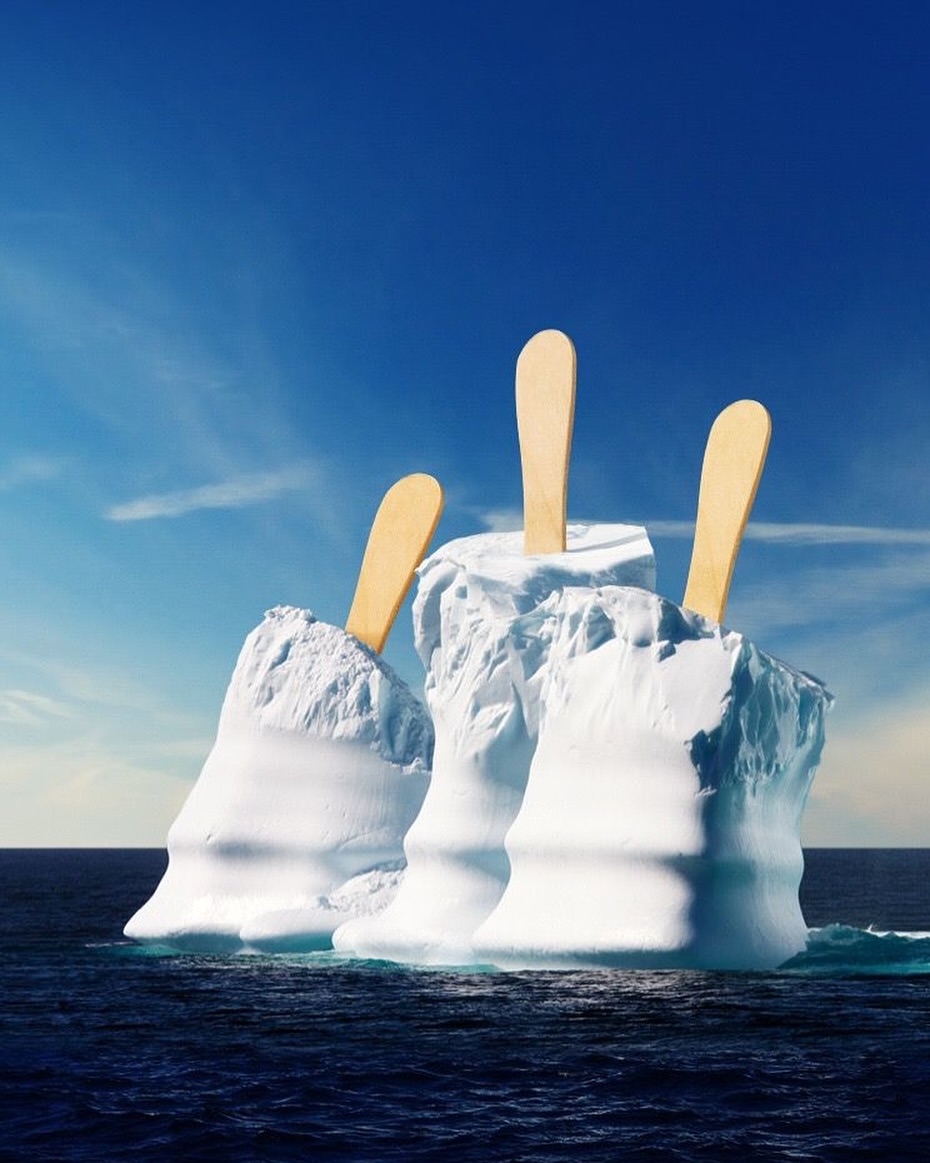 A moment on the apoca-lips; a lifetime of swimming tips 🧊🏊❄️
#JTG #JumpintheGun #GlobalWarming #ClimateChange #photomanipulations