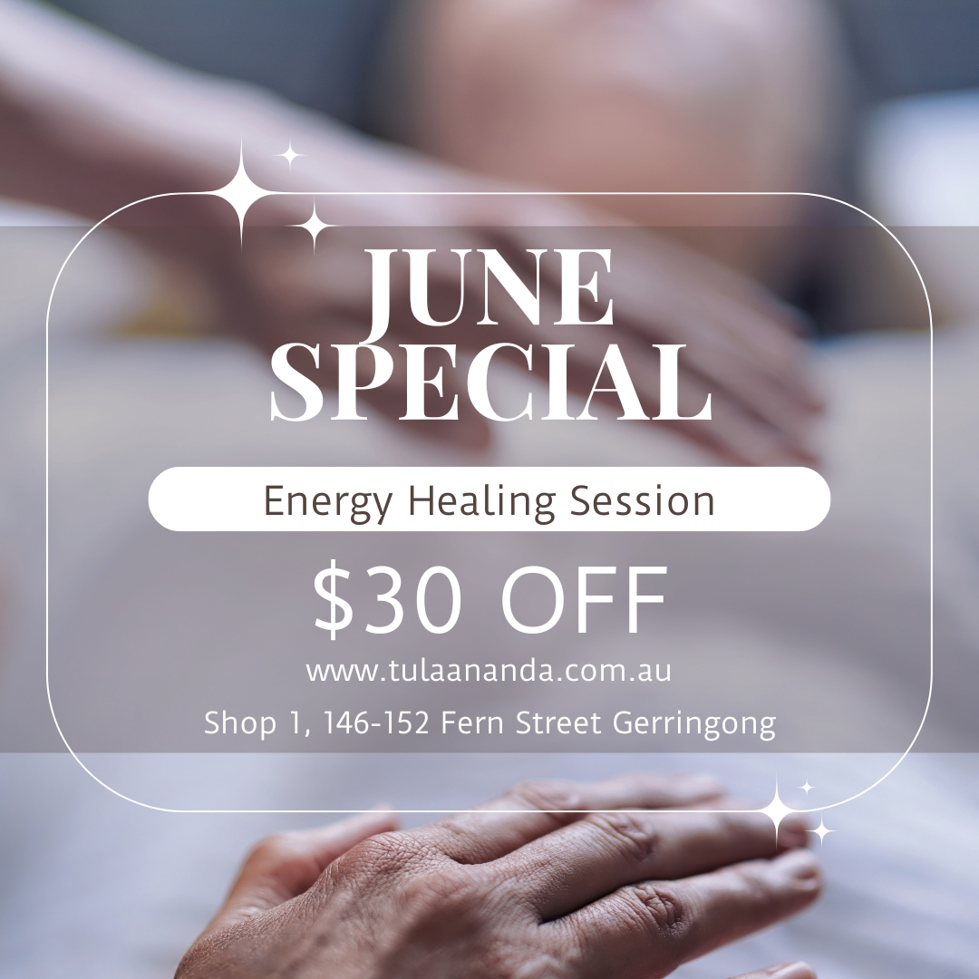 🌟 ✨ June Special – Energy Alignment Session Only $90 (Normally $120) ✨ 🌟
at I Am Mind Body Soul Wellness Hub – Gerringong
Feeling drained, overwhelmed, or disconnected?
#energyhealing #gerringong #innerpeace #healingjourney #iammindbodysoul
This is your invitation to realign, reset, and reconnect with your true self.
For the month of June, new clients can enjoy a deeply transformative Energy Alignment Session for just $90 – that’s $30 off our standard rate.
💫 This powerful session includes:
🔹 Spinal Energetics – to release tension and restore flow
🔹 Reiki – to calm the nervous system and clear stagnant energy
🔹 Chakra Balancing – to harmonise and recharge your energy centres
🔹 Intuitive Healing – to shift old patterns and promote inner healing
🌿 Benefits:
✨ Release emotional blocks
✨ Feel lighter and more energised
✨ Support clarity and peace of mind
✨ Deepen your connection to self
Let your energy guide your healing journey.
💆♀️ Special Price: $90 (Normally $120)
📍 Shop 1, 146–152 Fern Street, Gerringong
🔗 Book now: www.tulaananda.com.au
Realignment starts within. Step into your power this June. 💖