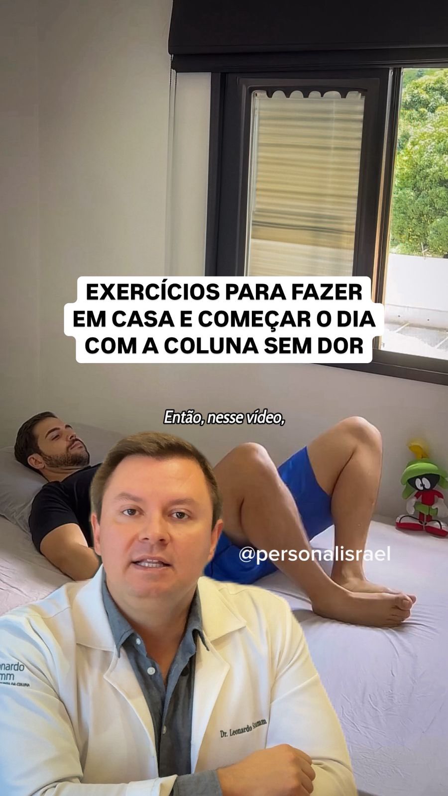 Precisa fazer fisioterapia e exercícios para a coluna, mas não tem tempo/dinheiro ou mora em local mais afastado, tornando a difícil o deslocamento?
Então esse post é para você!
Atendendo a pedidos de vários pacientes, e para facilitar o processo de reabilitação, hoje iniciamos uma série de dicas de exercícios e cuidados para a coluna vertebral que podem facilmente ser realizados em casa, de maneira simples e fácil.
Hoje separamos dicas do @personalisrael para você começar o dia sem dores na coluna.
#coluna #dor #ortopedia #colunavertebral #medicina #cirurgiadacoluna #endoscopiadecoluna #cirurgiaminimamenteinvasiva #sociedadebrasileiradecoluna #santacruzdosul