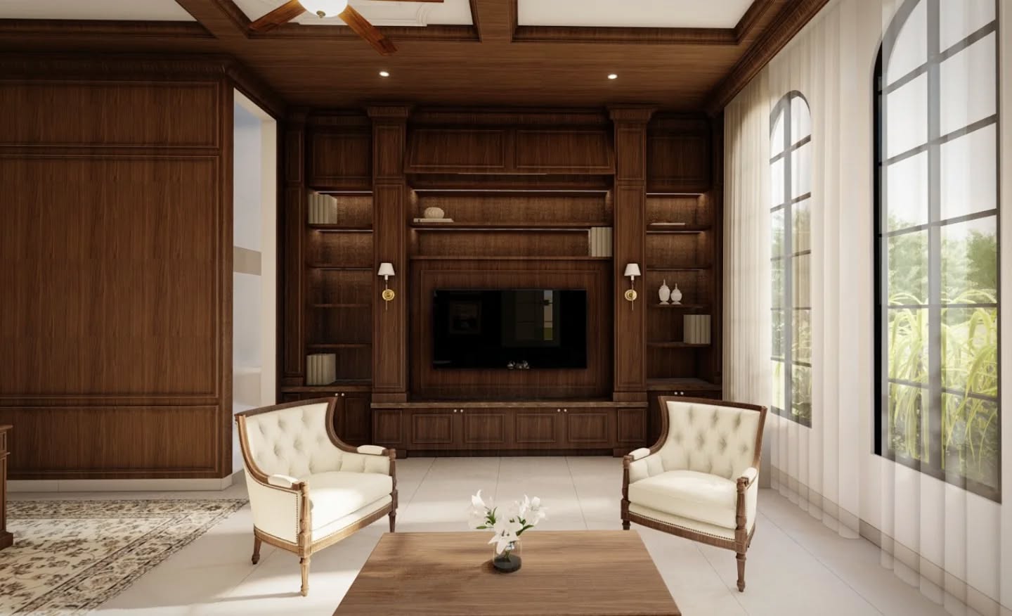 Classic Sophisticated Studio Design by @dos.arch