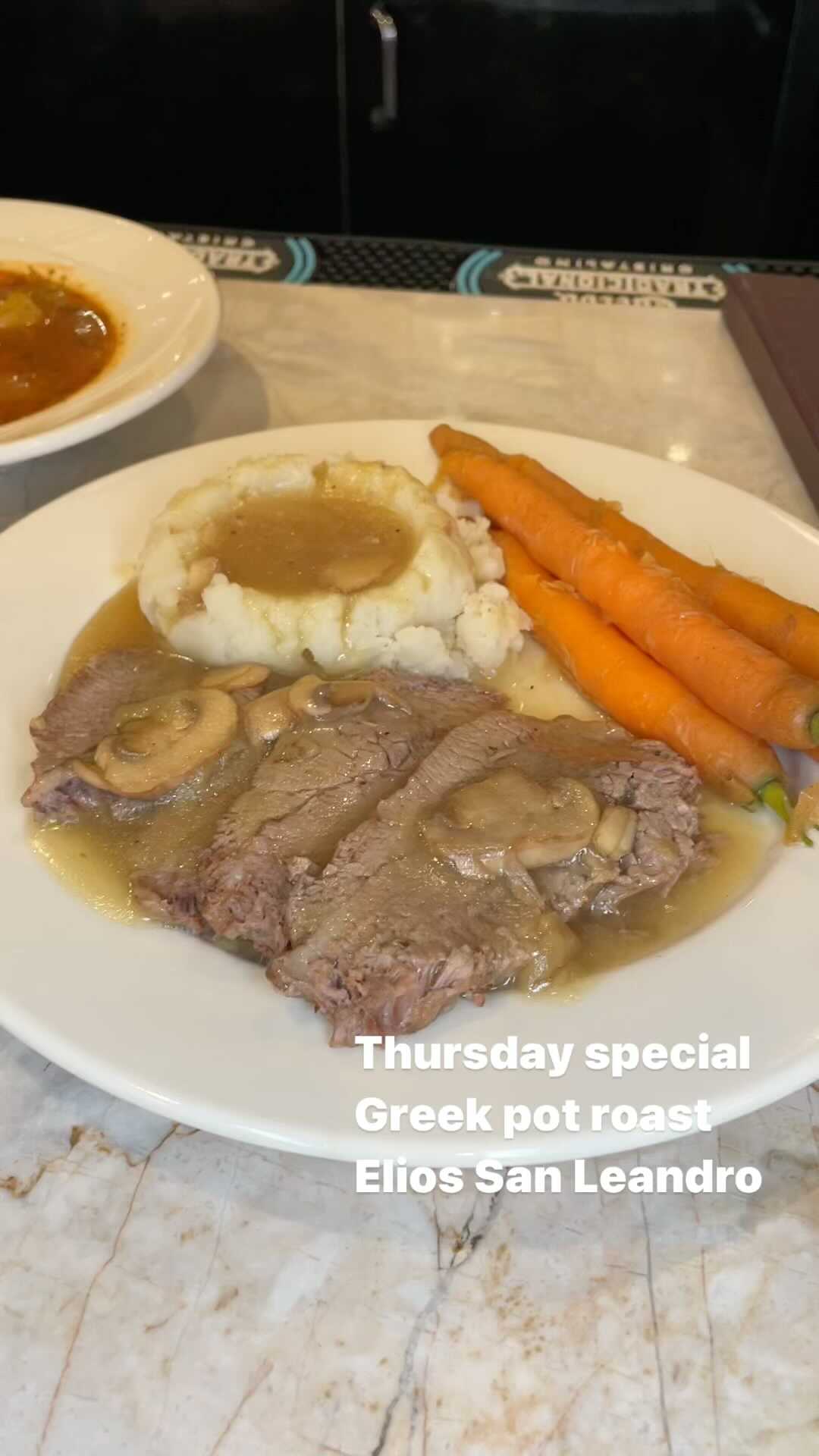 Homemade Greek pot roast Thursday special. @eliosdining Elio’s makes hearty food fresh everyday. http://www.eliosdining.com Order online, or Dine in, or on our Watch the yummy video.
Elio’s Family Restaurant 510-351-0463
260 Floresta Blvd, San Leandro, CA 94578, USA
Open 7 days a week
www.Eliosdining.com
Corner of Washington Avenue and 260 Floresta Blvd. San Leandro CA off 880 #sanleandro #castrovalley #hayward #sanlorenzoca #breakfast #lunch #dinner
PS Video: #StacyPoulos Playback.net Video & Film Productions @postcardtravelers @sanleandronext @sanleandropd @sanleandroeats @bay.foodie @bayarea_buzz