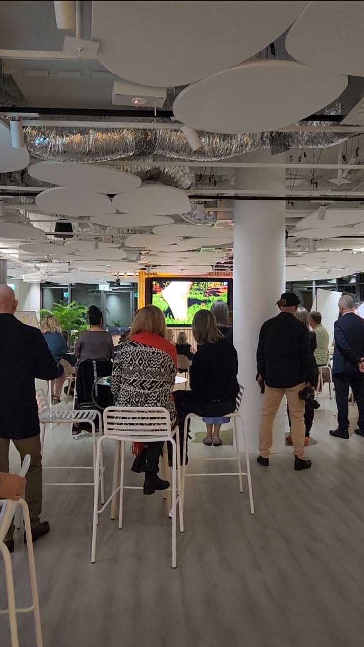 "Endless" was shown at an Artist Fund-raiser last night. We were grateful to contribute to the evening. Thank you for asking us. Xx