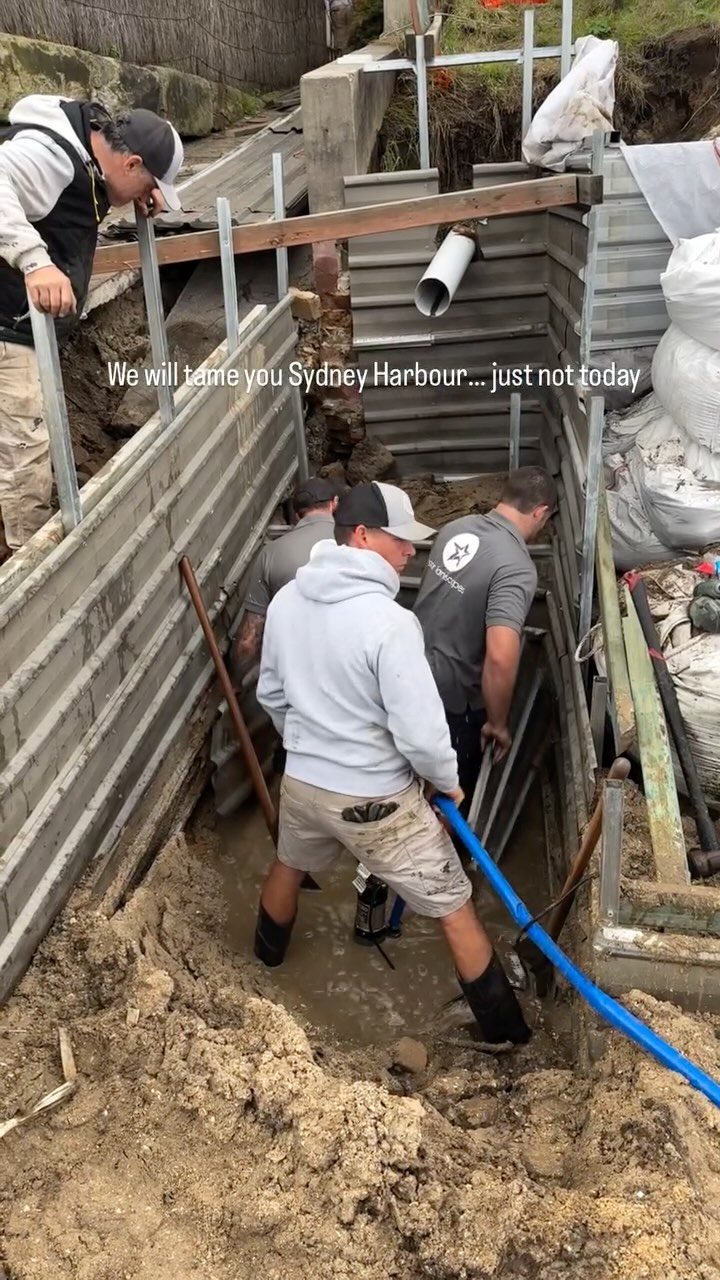 #landscapedesign #landscape_lovers #landscapingsydney #seawall