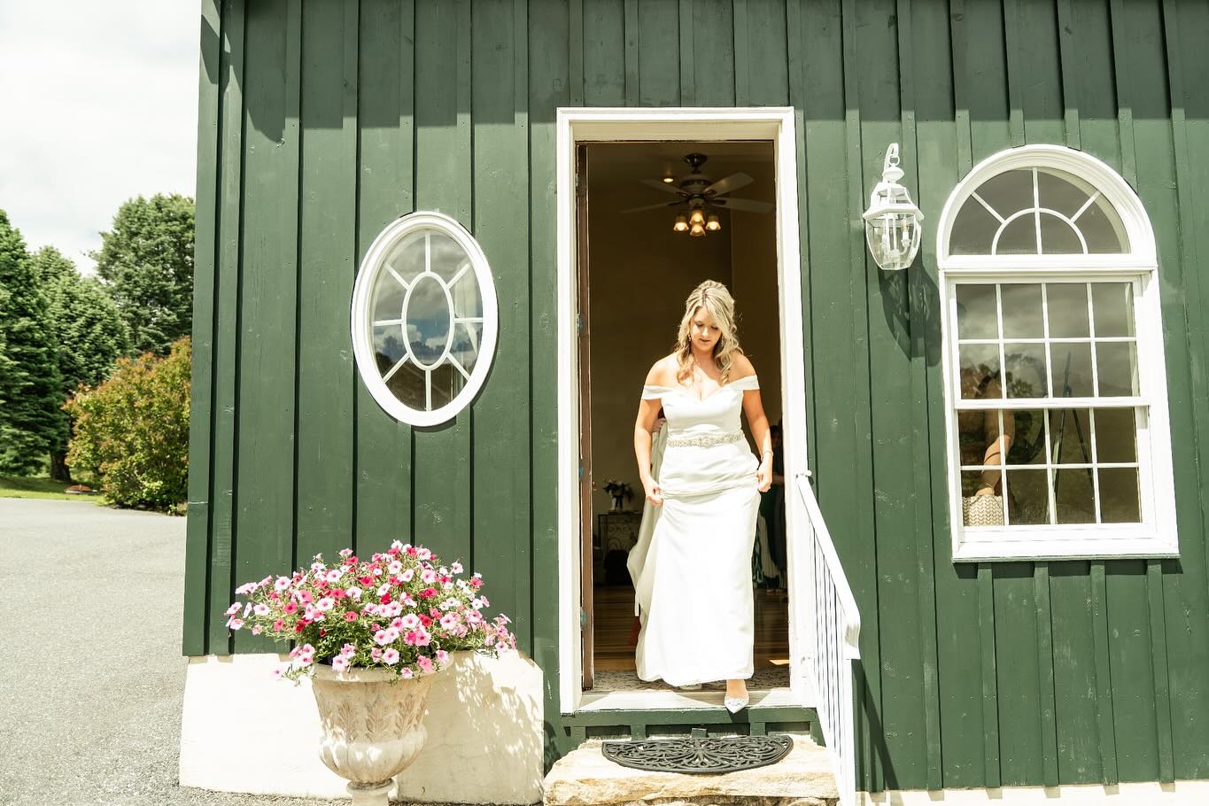 Anticipating the MOMENTS of your day is my favorite thing to add to your wedding gallery. I didn’t turn my back to walk to where we were going. I knew Megan would be framed perfectly in that doorway and so I waited until she grabbed her dress and stepped into the light.
My favorite photos in your wedding album are the ones of you being you! With your favorite people!
#delawarewedding #pawedding #shannonritterweddings