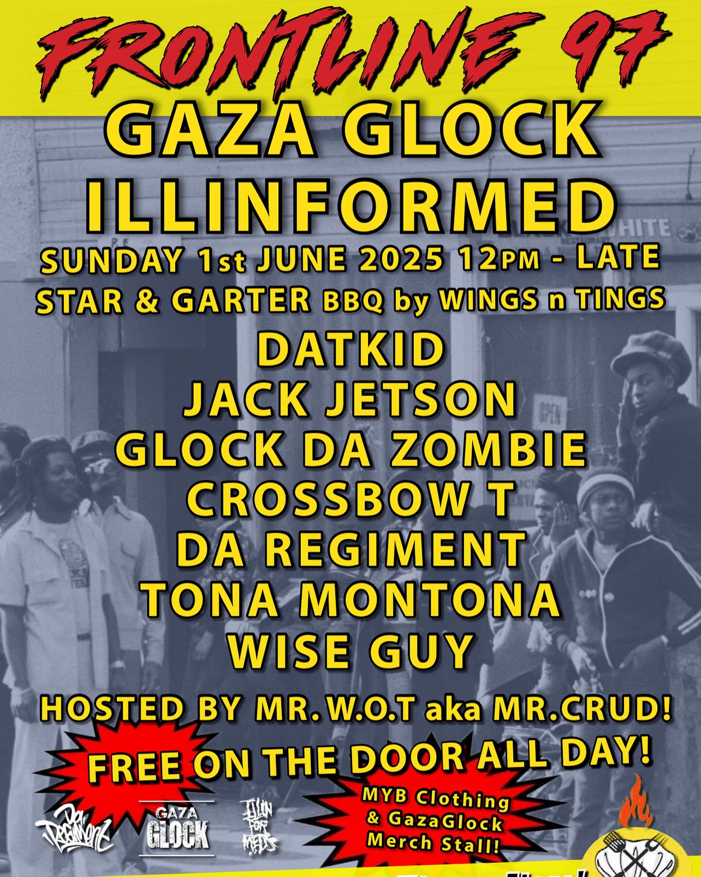 This Sunday we are excited to welcome a host of hip-hop talent for the Frontline 97 Album launch with @illinformedrld and @gazaglock
As you can see we have a huge range of artists rolling through to deliver the vibes. Come and check out some of the best UK hip hop in your favourite Bristol boozer.
We’ll be opening early and kicking things off at 12pm till late and some lovely grub will be provided by the gang at @wingsandtingsbristol.
SUNDAY 1ST JUNE COME DOWN!
#ukhiphop #bristolhiphop #ukrap #bristolevents #bristolgigs #bristolmusic #stoaulsbristol