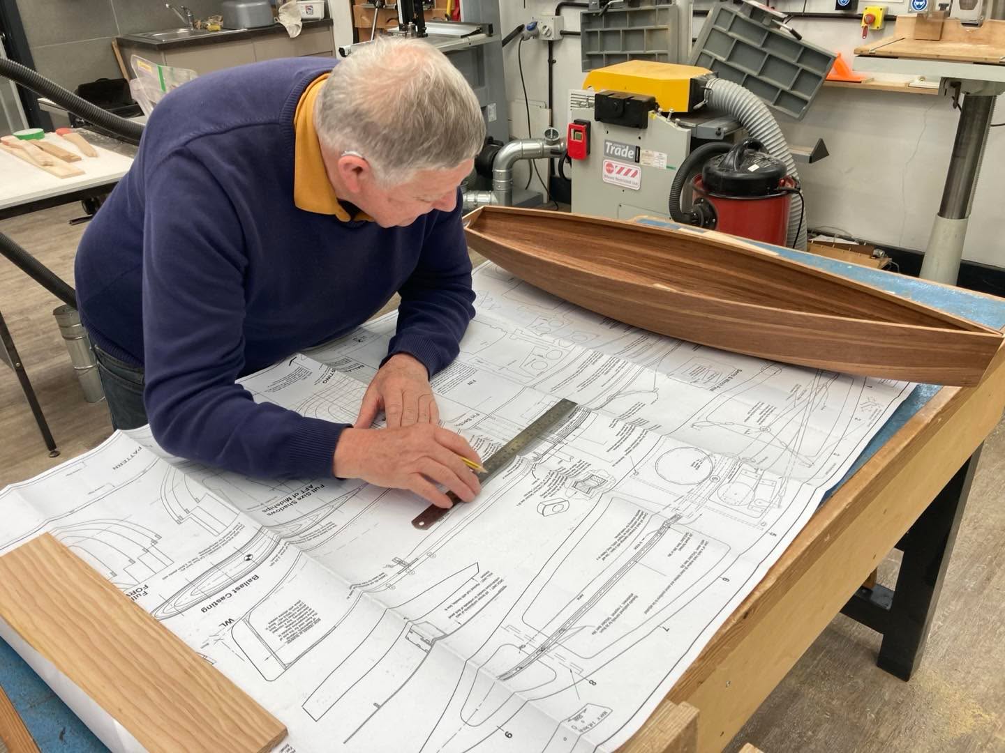 Model boat building. A challenging project to say the least