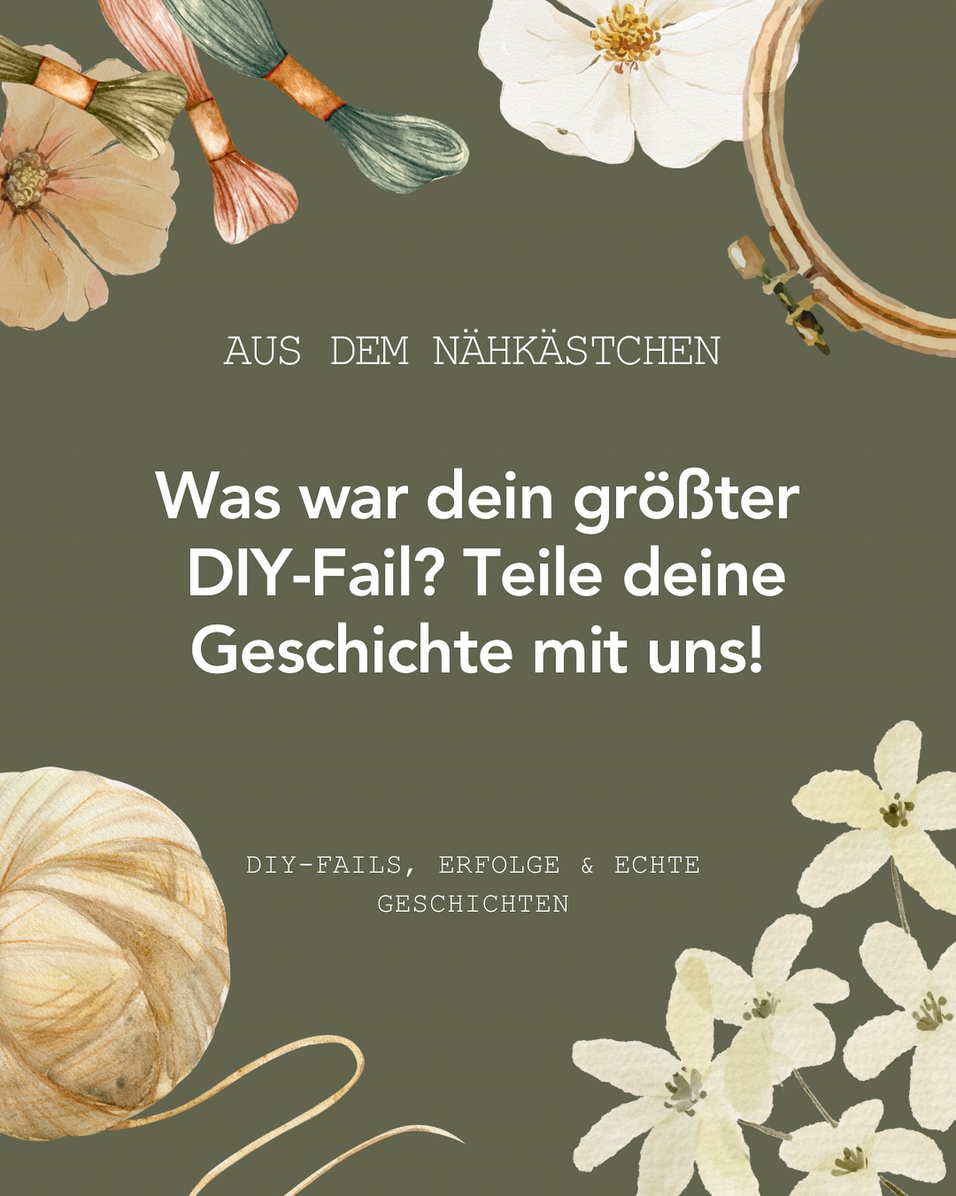 Nicht jedes Projekt wird ein Pinterest-Traum – und das ist völlig okay! 😅 Was ist dir schon mal so richtig schiefgelaufen beim Sticken, Häkeln, Nähen oder Werkeln?
💡 Teile deinen #DIYFail in den Kommentaren – zum Lachen, Lernen oder einfach zum Mitfühlen. 💚
#LieselouDIY #DIYCommunity #Bastelfail #EhrlichKreativ