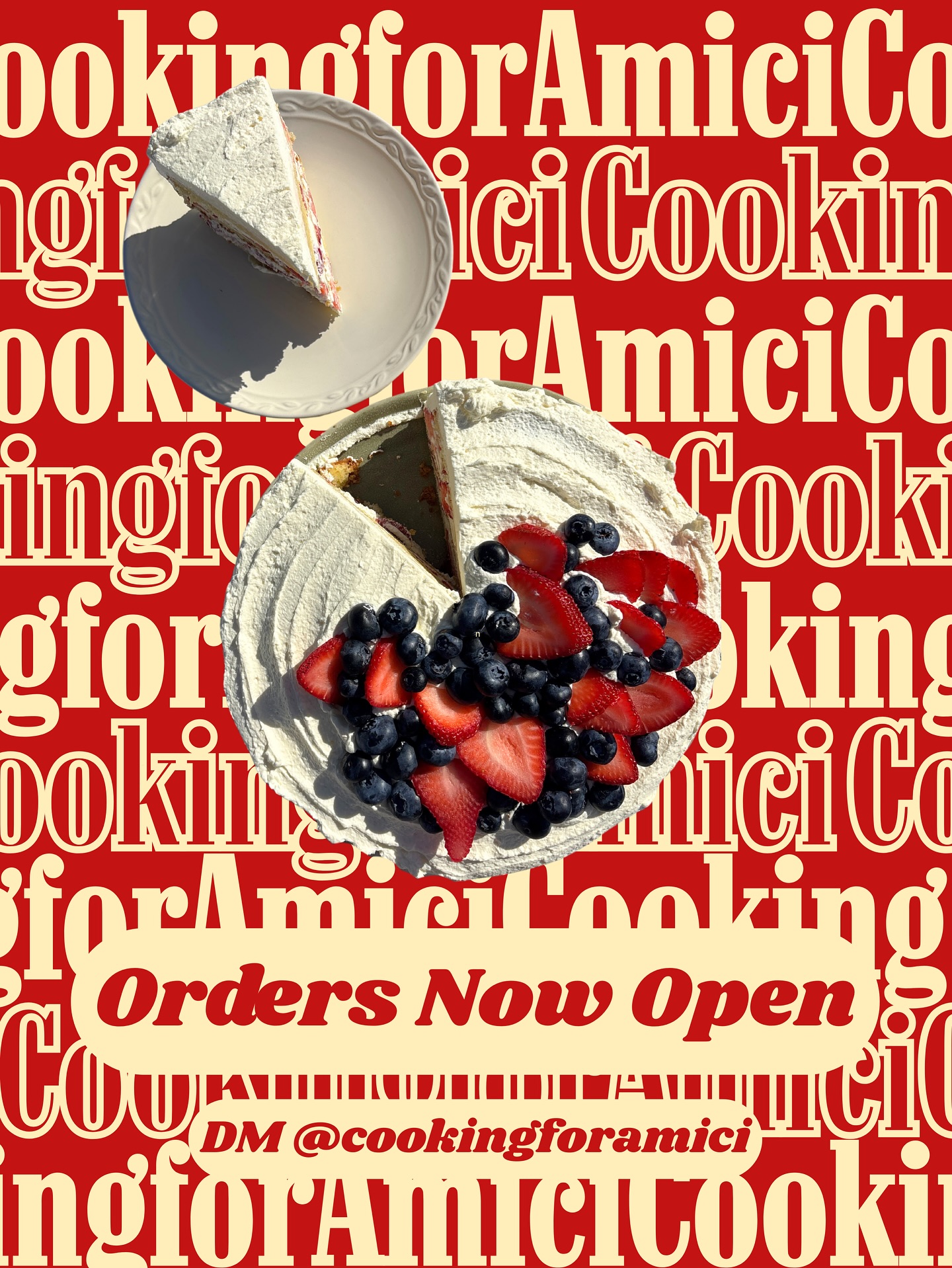 Baking all summer! 🌻Available for custom orders and catering in New York City and the boroughs. Support a local small business for your next occasion :)
See recipes and more on my website. Link in bio
DM: @cookingforamici
Email: Lucabberti@cookingforamici.com