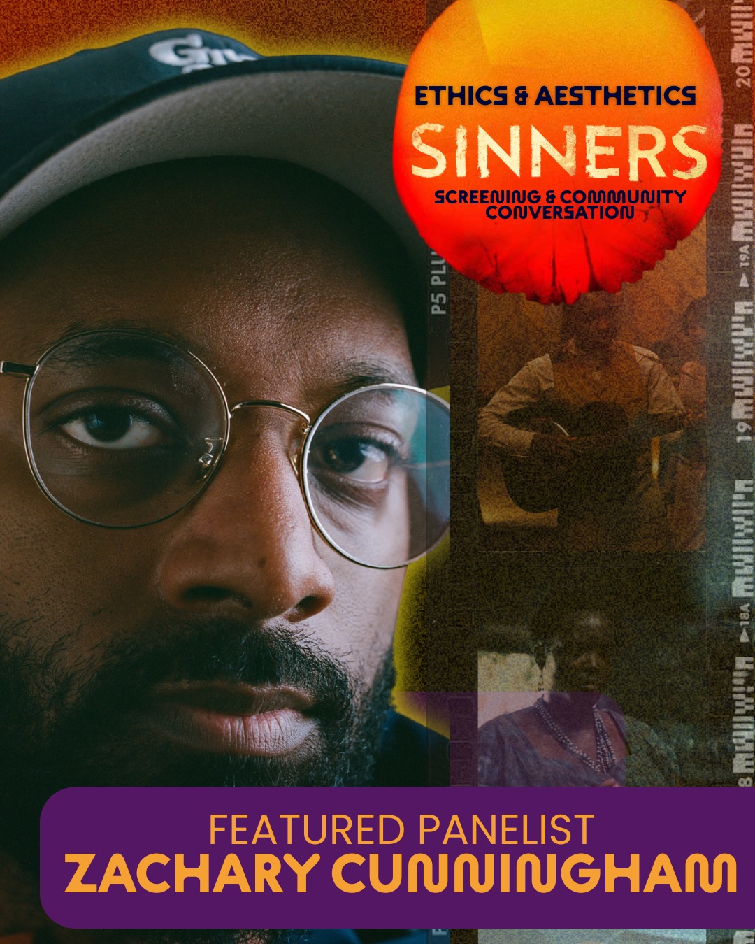 Only a few hours until we’ll be screening Sinners + having community conversations!
Meet our Panelist: Zachary Cunningham
Zachary Cunningham is an award-winning director and poet from Detroit, Michigan. Early on, his immense passion for poetry and culture pushed him to create jazz-infused art films. In 2014, he wrote, produced, and directed his first two narrative short films, "The Crack" and “Regret(s)". He won the "Best Emerging Filmmaker" Award at the Trinity International Film Festival in 2017 for his short film, “You Better Run”. His short films, “Little Church” and “Right On” have won multiple awards at various film festivals both in the United States and internationally. Zachary released his debut feature film, “In A Sentimental Mood” in 2021 and follow up “I Wish I Could See Heaven” in 2025. In addition to his narrative work, Zachary has directed commercial work for brands such as General Motors, HAP Michigan, Plante Moran, Wayne County, Compassion International, Movement Detroit and Rivian. He was named to the Michigan Chronicle 40 Under 40 list in 2022.
#EthicsAndAesthetics #SinnersIMAX #BlackFilmMatters #DetroitScreenings #CommunityCinema #IMAXExperience #filmasdialogue