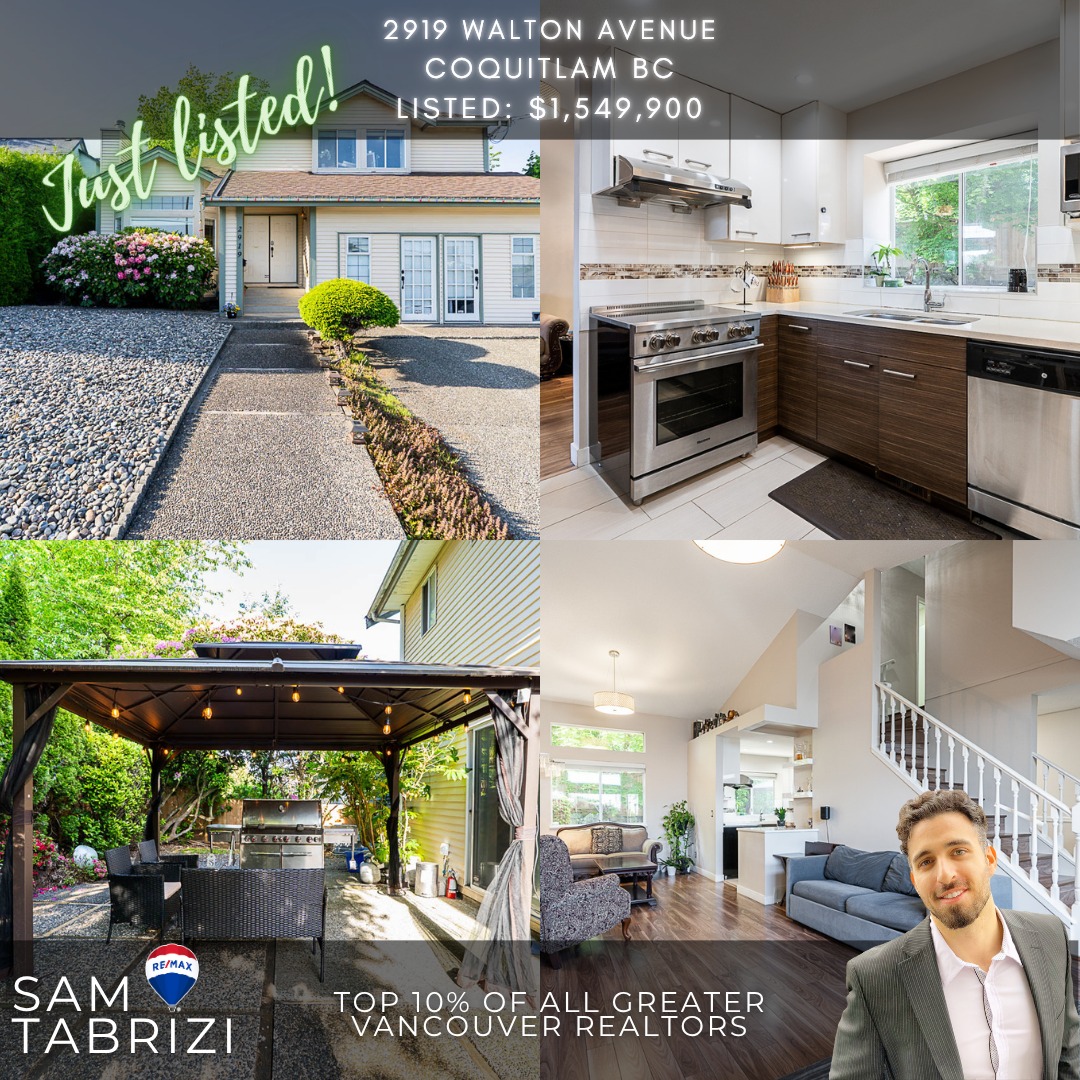 🔥JUST LISTED🔥
UPDATED south facing home in sought after Canyon Springs. Soaring 13'4 vaulted ceilings in living room with custom center console and TV wall mount. Functional layout feels open and spacious. Updated laminate flooring, renovated kitchen with quartz countertops, new cabinets, newer stainless steel appliances, and powder room on main level. Upstairs has 3 spacious bedrooms, 2 full washrooms, with laminate flooring throughout. Flex area/bedroom with separate access and mortgage helper with separate access on main level. AC system and Level 2 EV charger, private backyard perfect for entertaining. Prime Coquitlam location 3 minute walk to the bus stop, 5 minute drive from Coquitlam Centre, LaFarge Lake and Douglas College, Summit Middle, Pinetree High. Walking distance to Walton Elementary.
#realestate #coquitlam #vancouver #vancity #portmoody #burnaby #portcoquitlam #sold #topproducer #eastvancouver #newwestminster #vancouverrealestate #surrey #newwestminster #realtor #mapleridge #market #marketreport #hot #canadarealestate #canada #presale