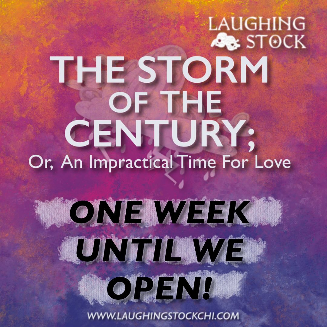 It’s getting closer! Opening Night is just one week away!
This fast-paced comedy is fun for all ages so bring your family, friends, coworkers, enemies, and briefest acquaintances as they are sure to enjoy themselves.
Check back for sneak peaks from Tech and make sure to get your tickets today – we wouldn’t want you to miss out 🫣
The Storm of the Century Opens June 14th and runs until June 29th.
Tickets Available at www.laughingstockchi.com.
#Commediadellarte #Commedia #StormoftheCentury #Masks #chicagotheatre #comedy #newplay #evanston