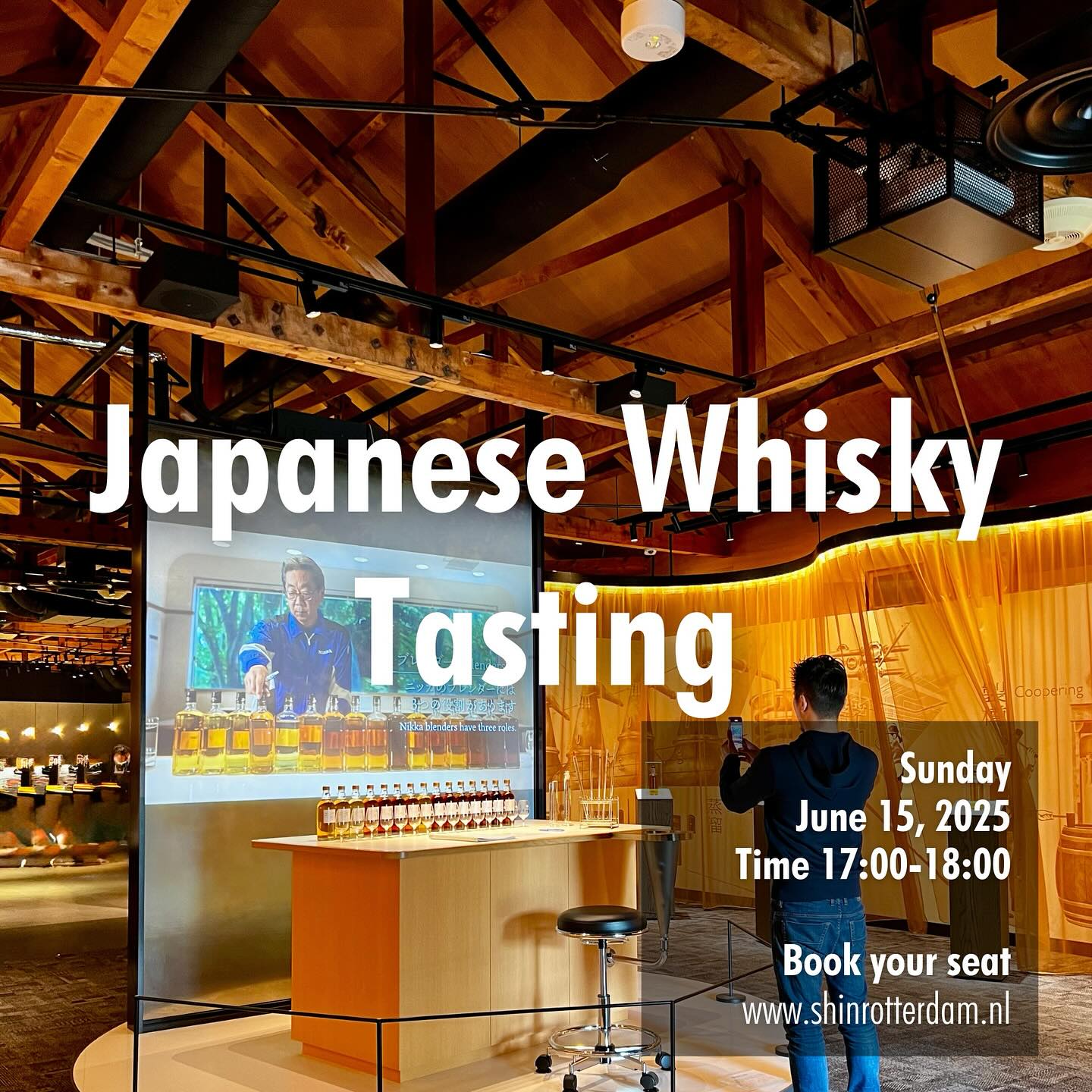 A special Japanese whisky tasting experience in honour of Father’s Day (Sunday, 15 June).
Hosted by our founder and Japanese whisky enthusiast (and also father👱♂️👦), we’ll explore the fascinating world of Japanese whisky — from lesser-known local gems to iconic names like Nikka and Hibiki. Expect stories, flavour journeys, and good company.
✨ To make the evening truly unique, we’ll also open a exclusive bottle from our private collection, never poured before at SHIN.
📅 Date: Sunday 15 June
🕕 Time: 17:00-18:00
💶 Price: €49 per person
📍 Location: SHIN (at our whisky bar)
🙇♂️ We only have 8 seats at the whisky bar
Whether you’re a long-time whisky lover or curious to discover more, this is an experience not to miss.
Kanpai 🥃 🥃