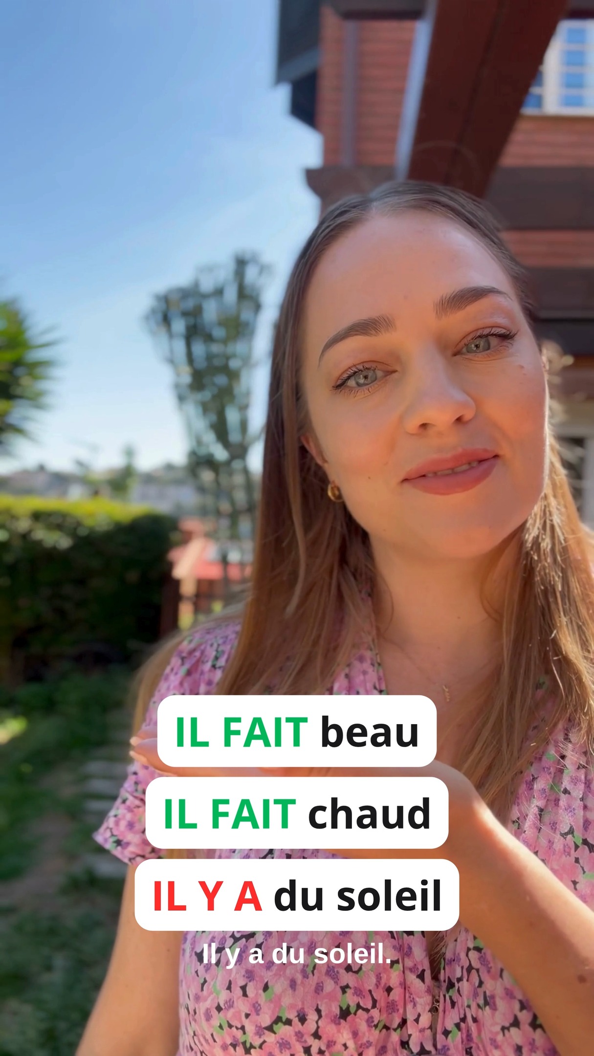 How to use il fait and il y a when talking about the weather 🌦️🇫🇷
Confused about when to say il fait beau or il y a du vent?
This reel breaks it down simply so you can talk about the weather like a real French speaker! ☀️🌧️
Save this post and practice your French every day!
#learnfrench #frenchgrammar #frenchteacher #frenchlesson #frenchreel #frenchtips #fle #frenchlanguage #francaisfacile #weatherinfrench #ilfait #ilya #frenchlearning #frenchforbeginners #frenchreels #languagelearning