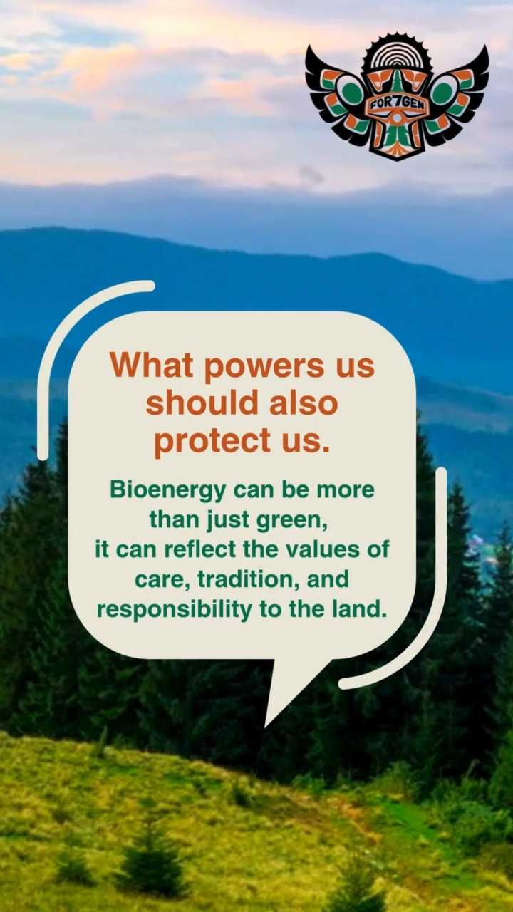 Do you see a connection🤝 between bioenergy 🌳 and preserving cultural practices or land stewardship? Let us know your thoughts!