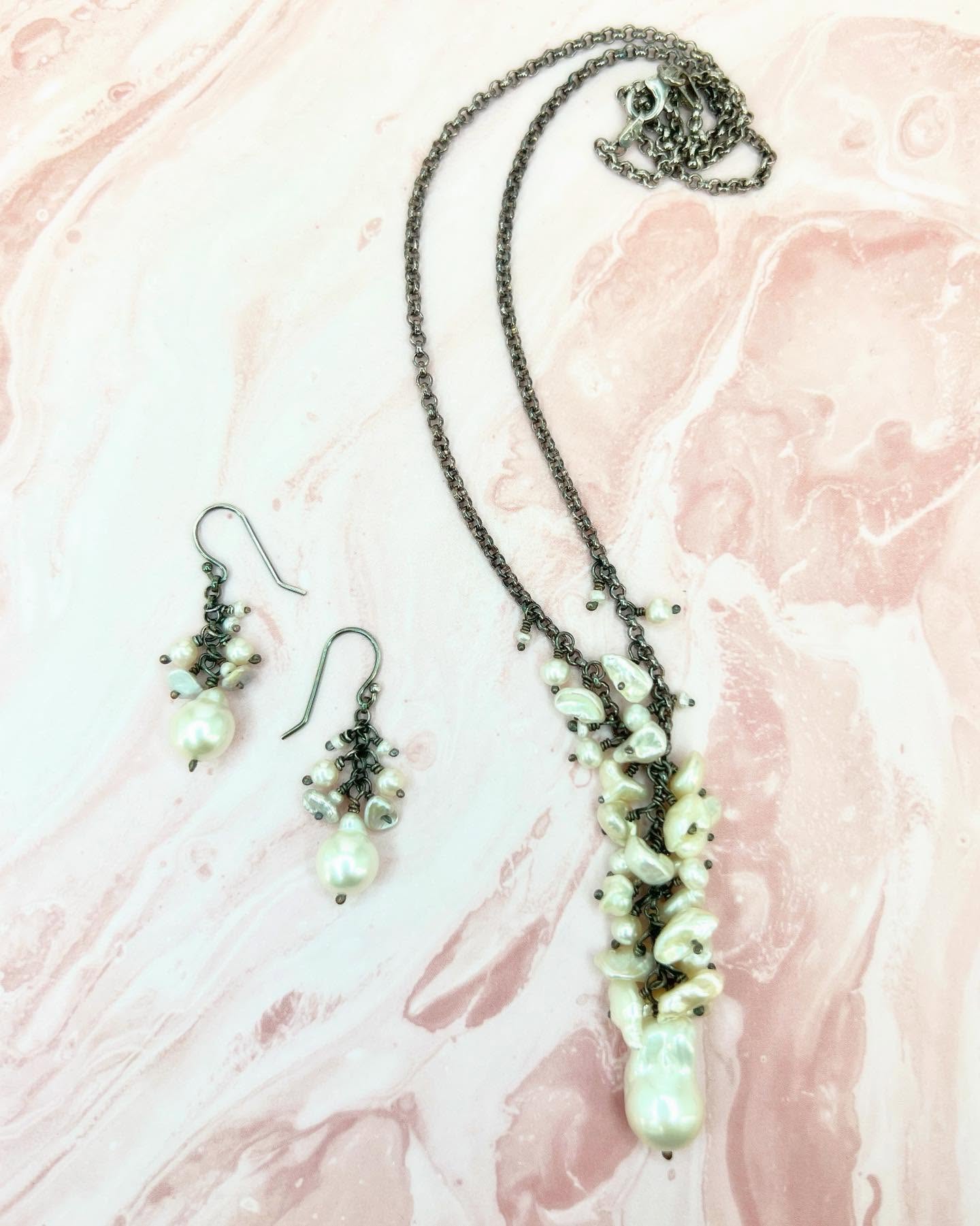 June Pearls #amycashjewelry #birthstone #handmade #jewelry