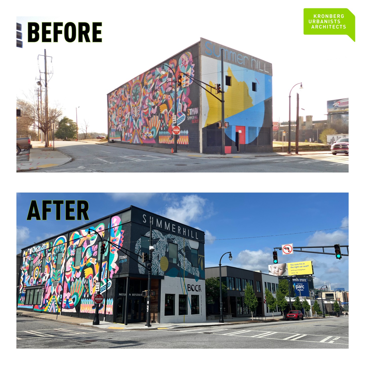 Catalyzing new life in Summerhill ✨ Kronberg Urbanists + Architects is proud to have been a part of the team that reimagined this historic, yet dormant, Summerhill corridor, creating a community where residents, culture, and local businesses come together.
In a recent morning spent in Summerhill at @sacredatlanta, a KUA staffer was inspired to document what this lively community center, even on a sleepy morning.
KUA provided master planning, design and renovation of 8 existing buildings, and the design and construction of 2 new buildings along Georgia Ave. We focused on preserving the unique character of the spaces, while designing their next life to be one that thrives for decades to come and celebrates the site’s history.
And of course, whenever we can, a trip to @littletartbakeshop is always a good idea. 😉
#GeorgiaAveATL #UrbanDesign #KUA #Placemaking #AtlantaArchitecture