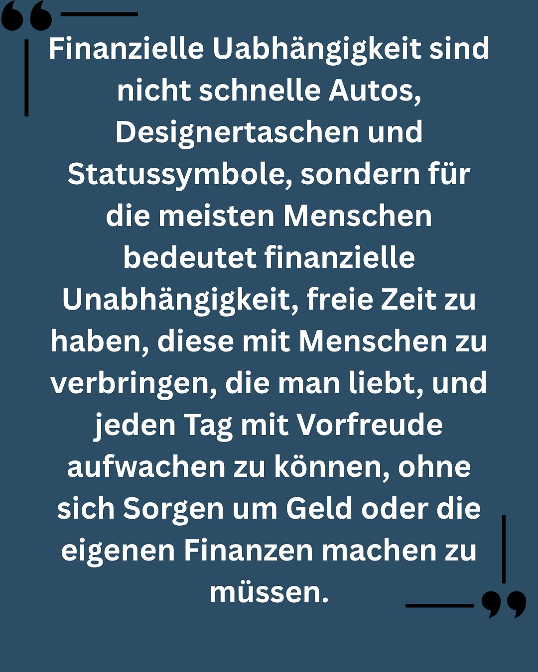 Mehr als Statussymbole: Der wahre Wert finanzieller Unabhängigkeit.
#finanzen #luxus #ziel