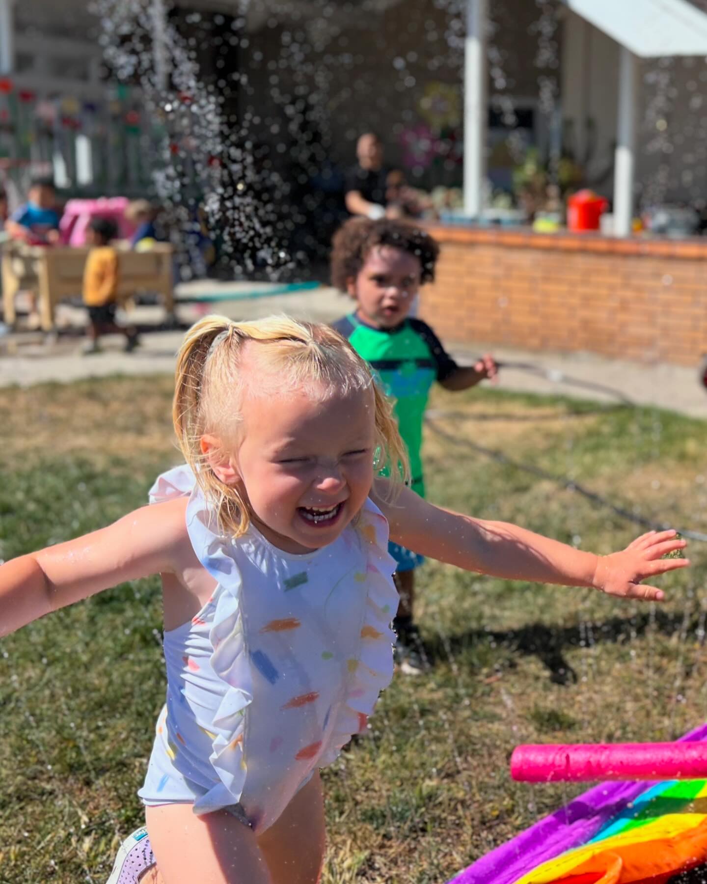 Wednesday Water Play= pure JOY!! 🤗