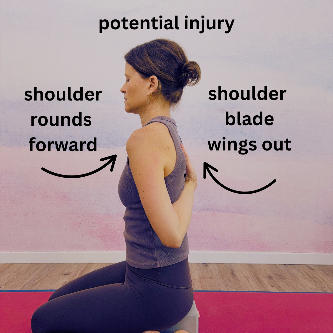 This move is one of the first things to go when our posture slips, we sit for too long, or we carry tension in the upper body.
🍌
When we force the arm behind the back without proper support, we risk irritating the shoulder joint, collarbone, and even the neck.
😔
On Saturday, we’re diving deep into shoulder mobility—specifically that elusive movement of wrapping your arm behind your back (think Archer aka Gomukasana arms 🐄).
🏹
This movement shows up every day—reaching for your bra clasp, tucking in a shirt, grabbing something from the backseat.
👚
Learn how to attain safe alignment by awakening 4 key muscles in your shoulders.
💻️
ONLINE: SAT 5/31
10:00am-11:30am EDT
class recording available
denisehopkinsyogadotcom
#forrestyoga #shouldermobility #internalrotation #safeyoga #openshoulders #yogaonline #yogaforstiffneck 