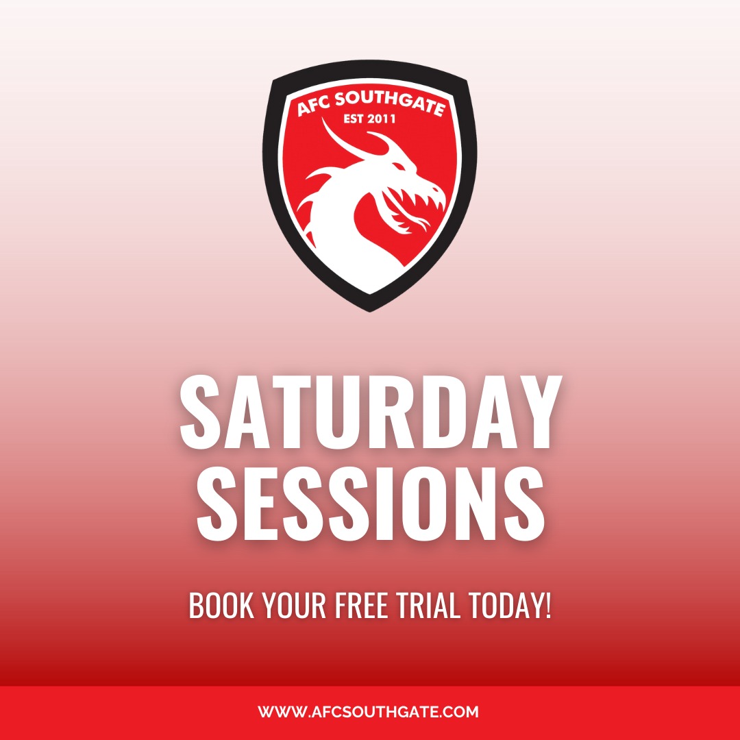 ⚽ Saturday Sessions — Where Players Are Made! ⚽
Kickstart your weekend with us! Whether you're just starting out or looking to sharpen your skills, our Saturday Sessions have something for everyone. 🙌
From our youngest Diddy Dragons 🐉 to specialist goalkeeper training 🧤 — we’re building confident players, one session at a time!
Come down, work hard, have fun — and be part of the AFC Southgate family! 💥
Book your session today!
#afcsouthgate #northlondonfootball #saturdaysessions #diddydragons #futurestars #afcdevelopment #kidsfootball