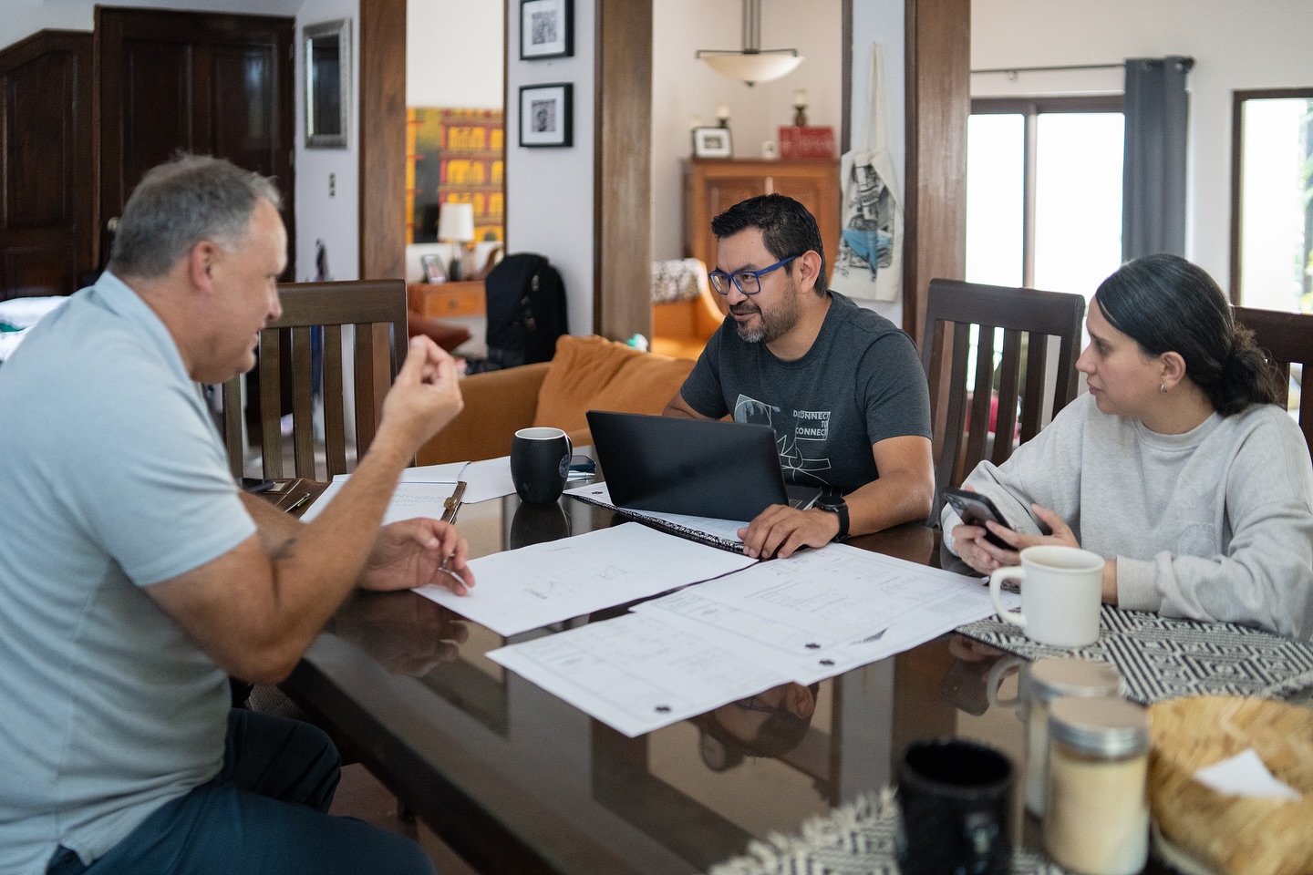 Casa de Gracia Design Meetings Continue!
These kinds of meetings began over 3 years ago and continue to today!
It’s truly incredible to see the thousands of details, the hours upon hours of conversations, thought, and prayer that has gone into all of these plans! Everything from placement of the well to placement of every window. From drainage pipes to dryer vents to healing views and spaces that bring dignity.
_And now we are seeing the fruit of it all as buildings are being constructed and these dreams are becoming reality_!
We praise God for all the hard work of our architects Byron and Julia Chali and our founder, Rich Smith. You all work as into the Lord and we know that this is honors Him!
Proverbs 16:3
Commit your work to the Lord, and your plans will be established.