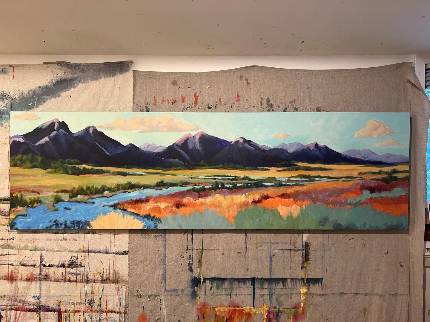 This was a big commission for a home in Santa Fe. It is finally finished and ready to be sent off.