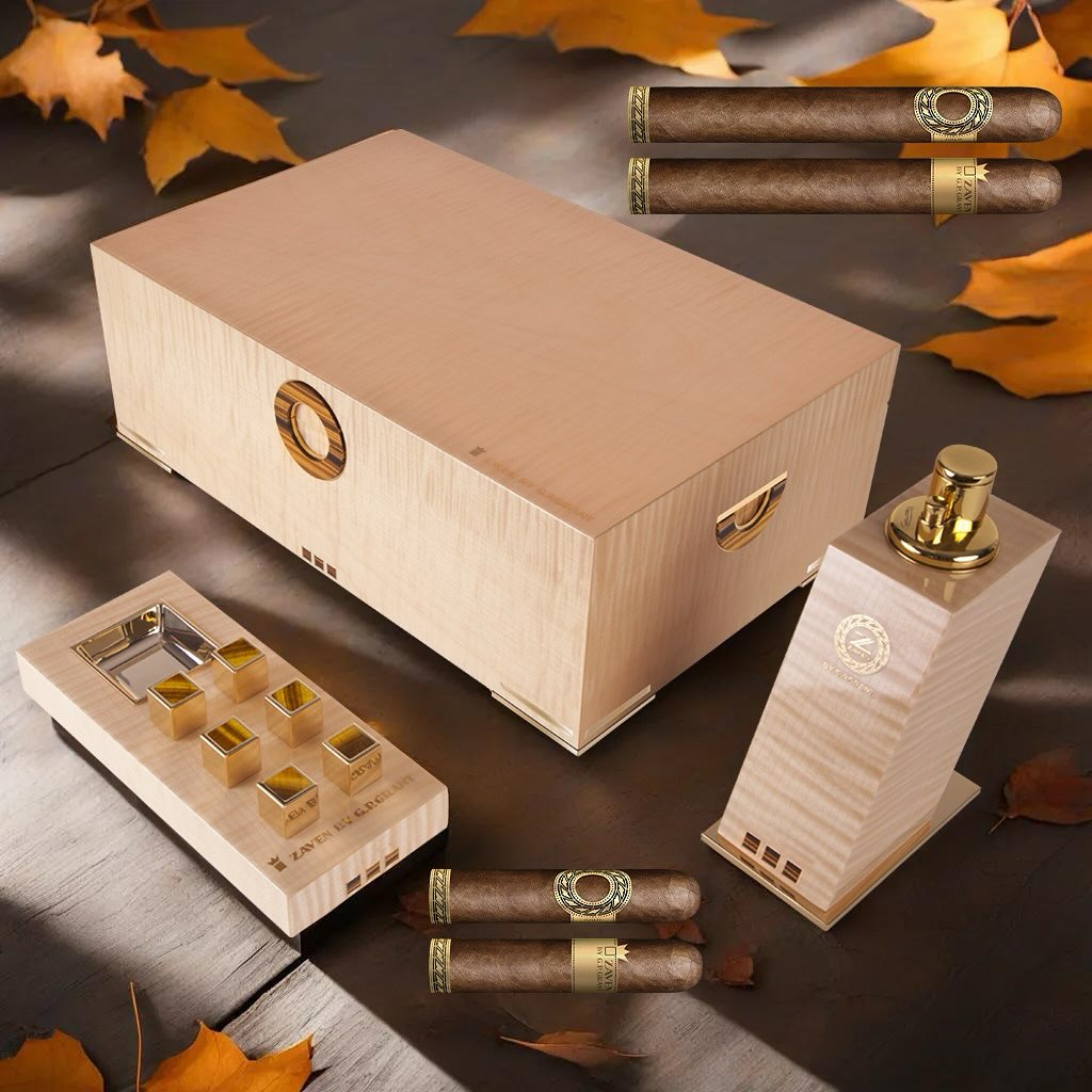 ๐ฅ Special Luxury Humidor Set ๐ฅ
Unleash the wild with our Tiger Eye edition ๐
Includes a premium humidor, elegant lighter, and matching ashtray โ all crafted for true cigar connoisseurs ๐จโจ
A perfect blend of power, style, and sophistication ๐ฅ๐ฅ #GPGrant #ZavenByGPGrant #GPGrantStyle
#GPGrantCigars #cigarsย #cigar #cigarlifeย #cigarlover #cigarsmokingย #cigarsofinstagramย #cigarlifestyle