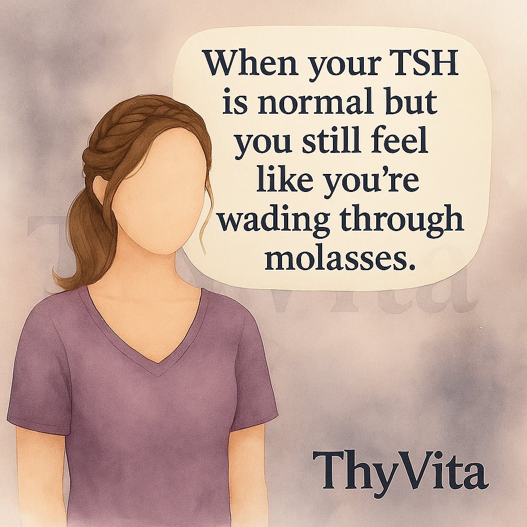 Labs look fineâbut youâre still stuck in slow motion? We get it and we got you!
ThyVita.com
#ThyroidLife #ThyroidCommunity #ThyroidFatigue #MolassesFeeling #HypothyroidProblems #ThyVitaTribe #ChronicIllnessHumor #ThyroidAwareness #AutoimmuneSupport #YoureNotAlone #NutritionFirst #LowStomachAcid #ThyroidSupport #VoiceOfSurvivors #hormonehealth
