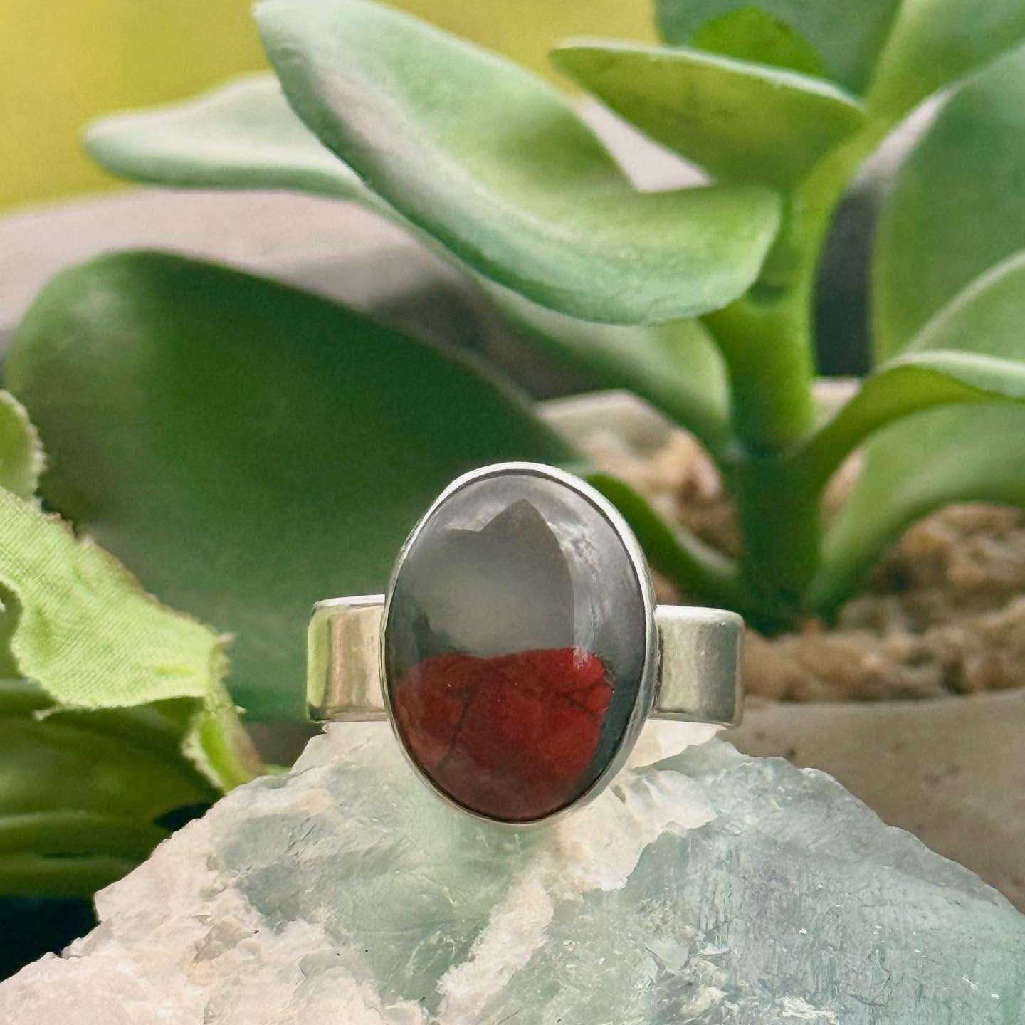 Blood Moss Agate • Silver • Size 7 #HandmadeJewelry
#Jewelry
#Handcrafted
#ArtisanJewelry
#Metalsmith
#Metalsmithing
#Silversmith
#Silversmithing
#JewelryMaking
#BenchJeweler
#JewelryArtist
#SilverJewelry
#SterlingSilver
#Silver925
#HandmadeRings
#Rings
#GemstoneRing
#BezelSetting
#StatementRing
#UniqueRing
#CustomRing
#Gemstone
#Gemstones
#NaturalGemstones
#Cabochon