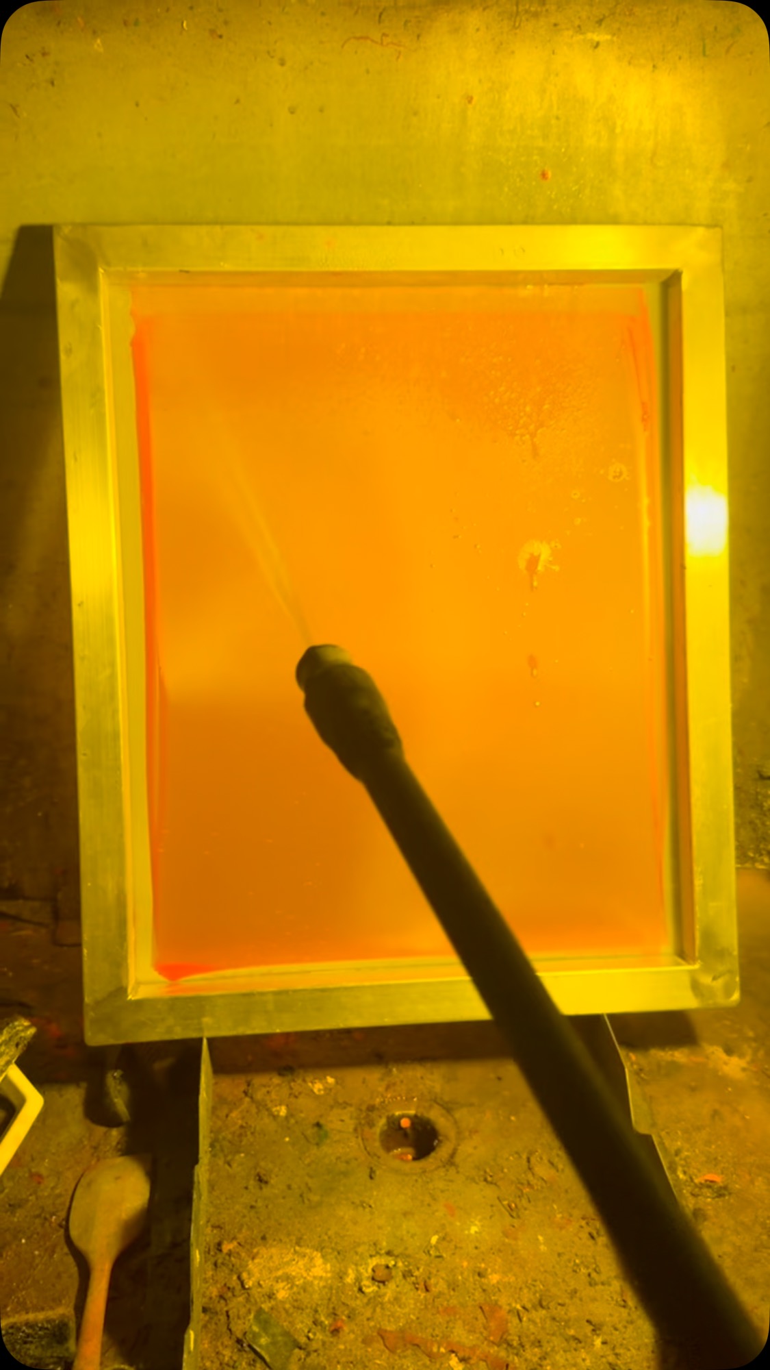 Diddy screen washout. Printing today! #saltcity