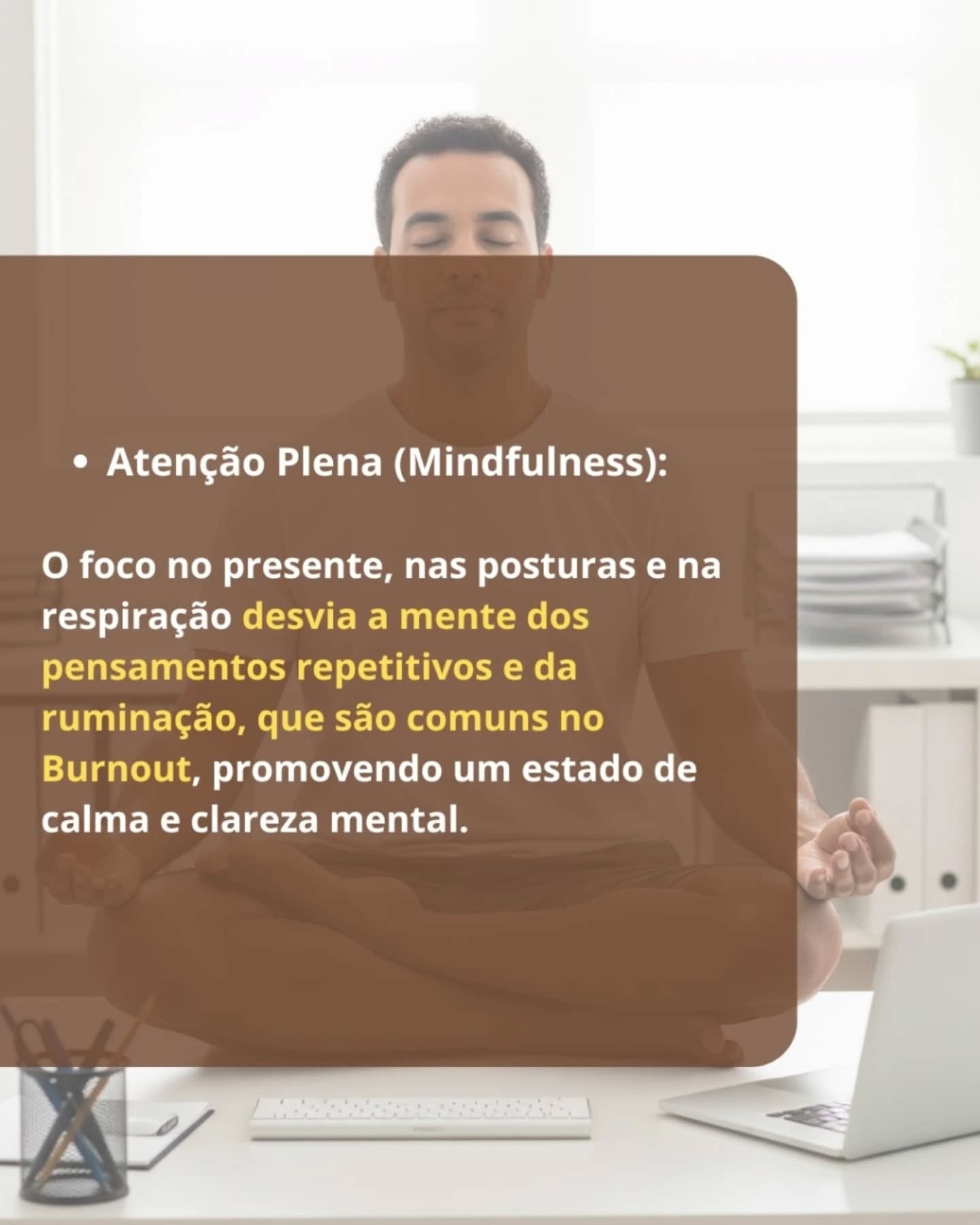 Simplesmente porque viver bem consigo mesmo não deveria ser um luxo!
Yoga é para todos. É para você!
Informações: 12 99750 4834
Instituto Sada Shiva - 21 anos ensinando um yoga que faz a gente mais feliz!!