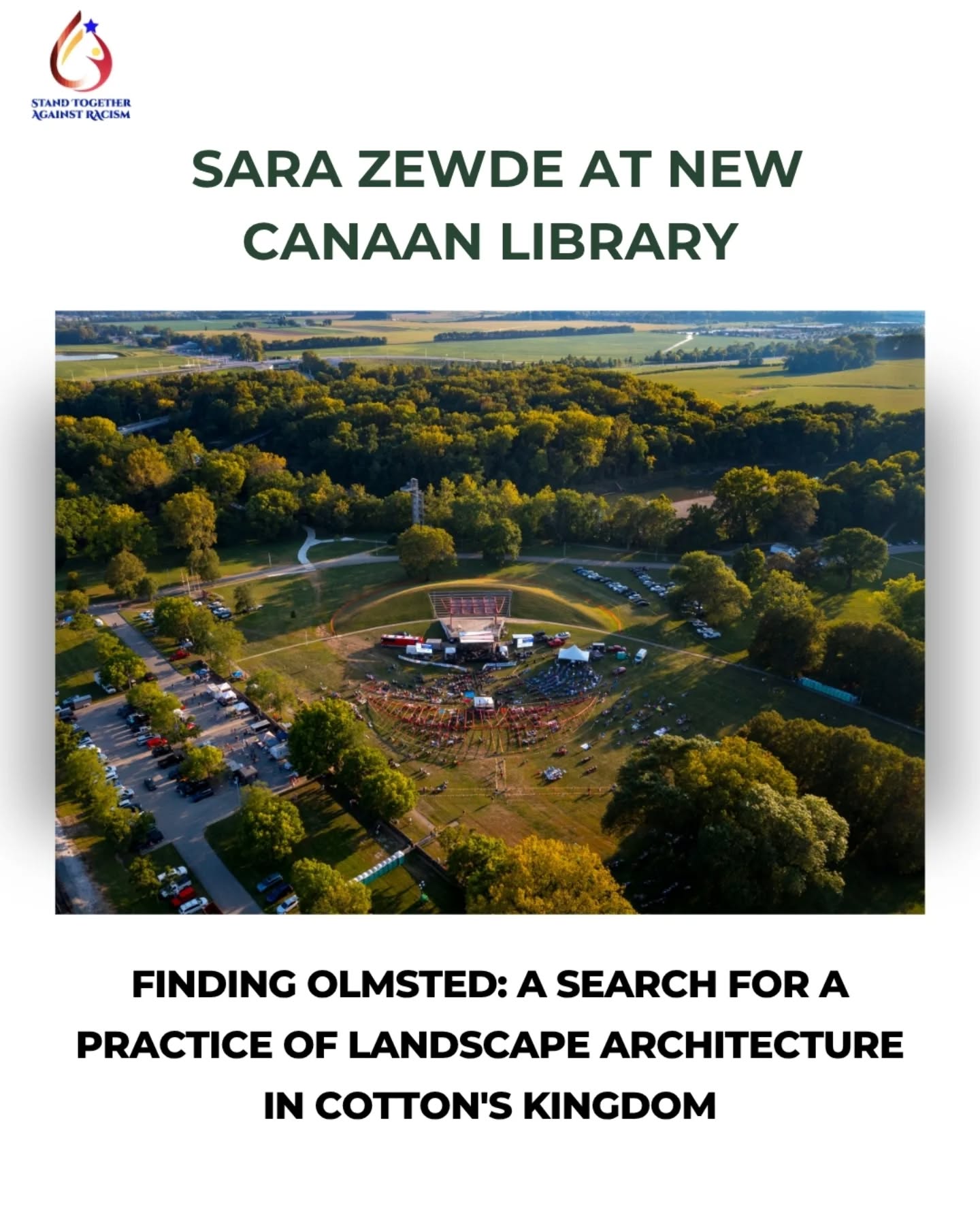 🌿 Finding Olmsted: A Search for a Practice of Landscape Architecture in Cotton's Kingdom
Join The Glass House for a compelling lecture by renowned landscape architect and Harvard professor Sara Zewde, as she explores Frederick Law Olmsted’s journey through the Slave South and the roots of landscape architecture that shaped American design.
🗓️ Monday, June 9
🕡 6:30 PM – 7:30 PM
📍 New Canaan Library – Jim & Dede Bartlett Auditorium
🎟️ This is a free event, but registration is required.
🔗 Register here: https://www.newcanaanlibrary.org/event/hold-glass-house-presents-sarah-zewde-landscape-architect-132376
We’re proud to help promote this important event.
#SaraZewde #FindingOlmsted #TheGlassHouse #NewCanaanLibrary #LandscapeArchitecture #StudioZewde #DesignMatters #FreeEvent #NewCanaanCT #PublicLecture #HarvardGSD #PartnerEvent @theglasshouse_newcanaan @newcanaanlibrary