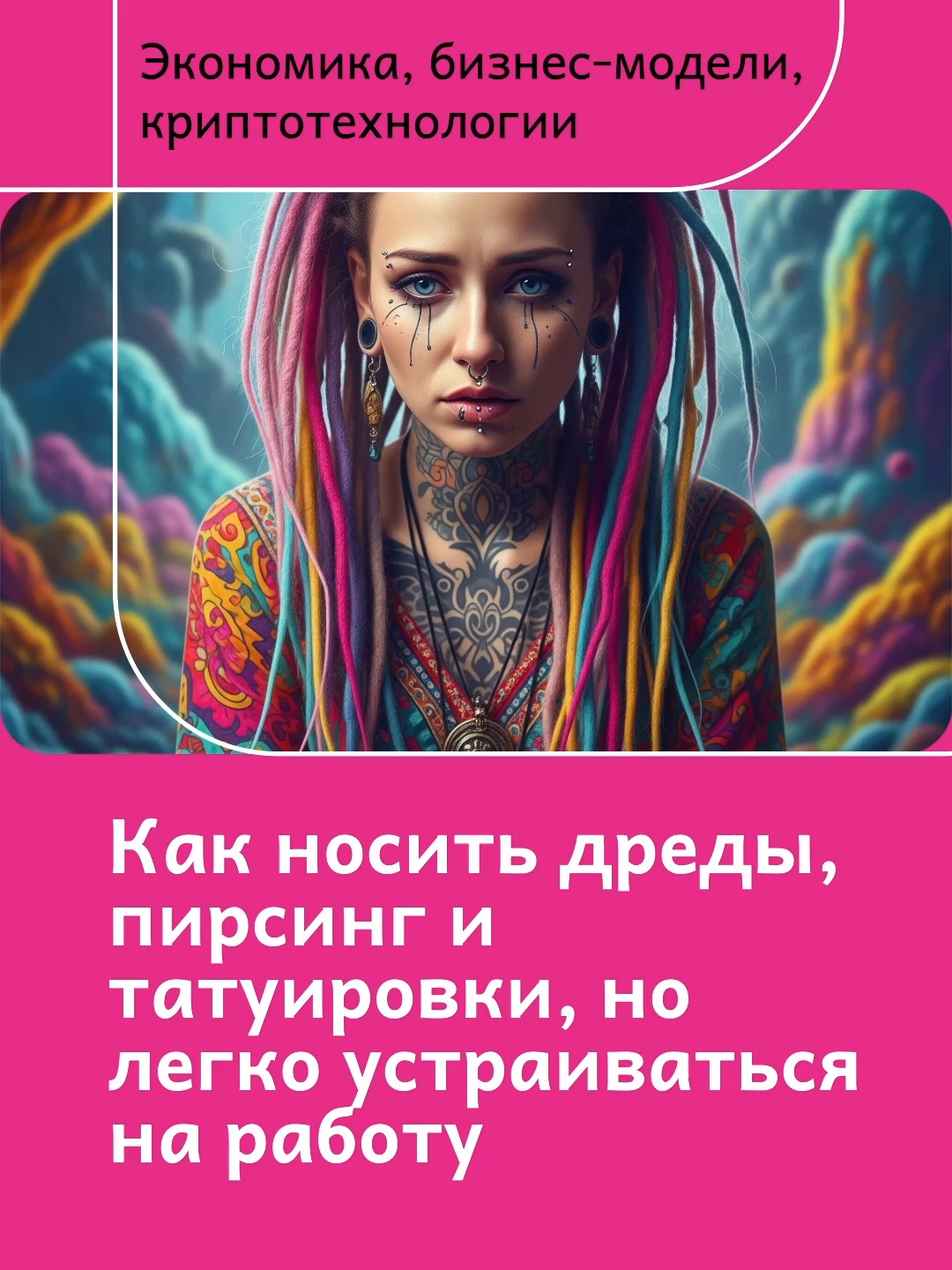 Как носить дреды, пирсинг и татуировки, но легко устраиваться на работу.
У вас дреды, пирсинг и татуировки?
И это проблема при устройстве на работу?
Нереально найти работу, если ты неформал?
Есть решение!
#работа #найм #пирсинг #дреды #татуировки #андрейголубев