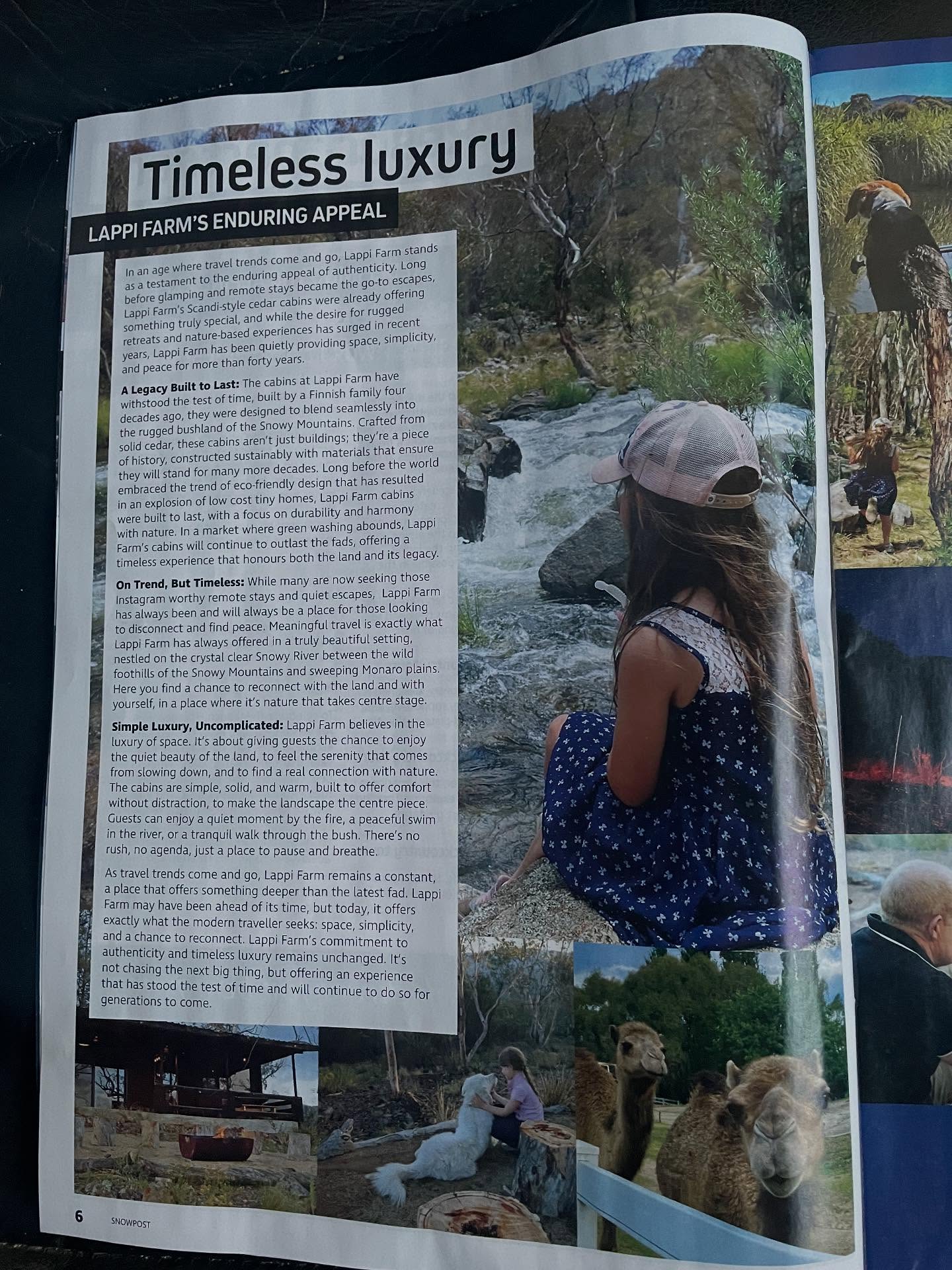 Lighting up the local rag. Loving this write up in the #snowpost, capturing the heart and soul of what this place is.
.
#lappifarm #farmstay #farmexperience #petfriendly #cabin #farmescape #canberraweekend #sydneyweekend #snowymountainsnsw #destinationjindabyne