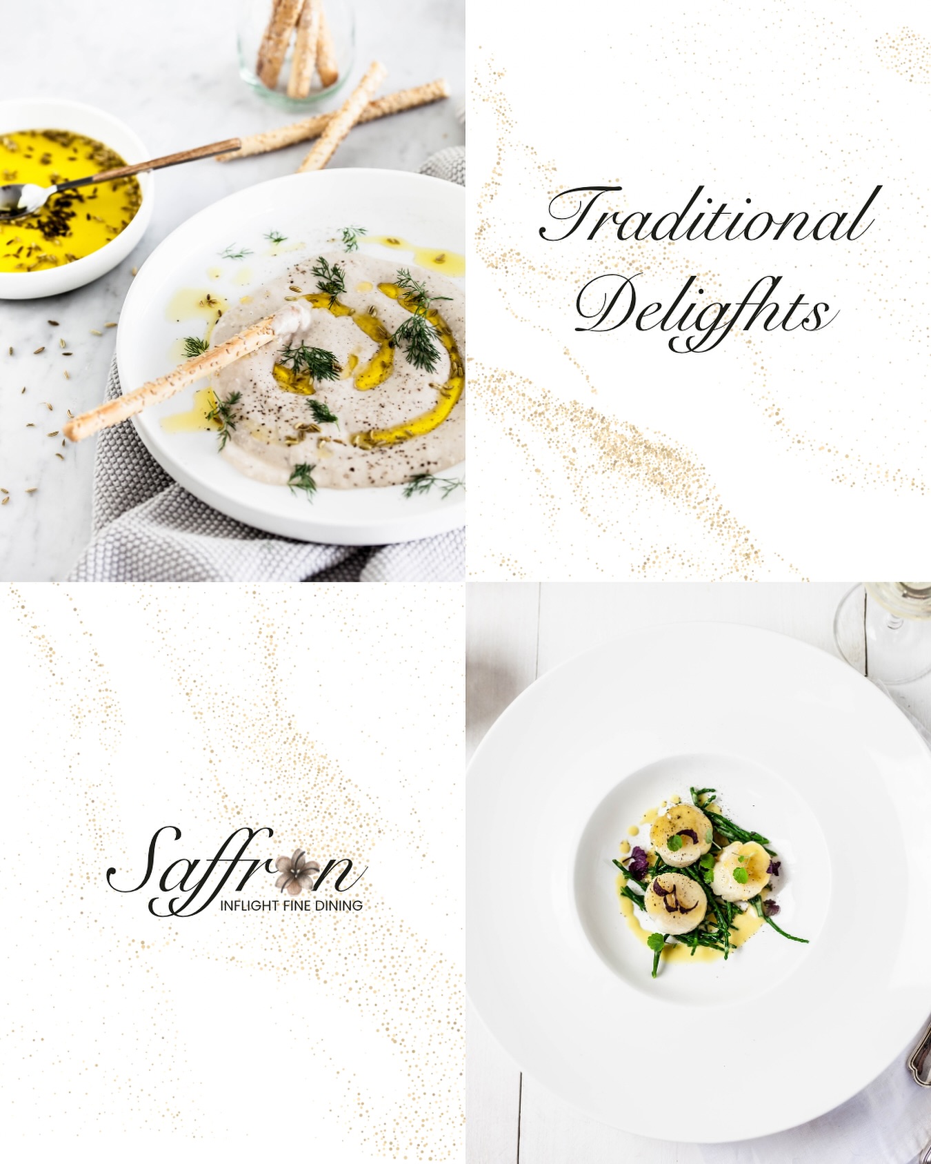 🍽️ Traditional delights, elevated.
Start your Moroccan journey with a golden drizzle of saffron, the warmth of ancestral kitchens, and the charm of timeless flavors, all crafted to awaken your senses before you even take off.
✨ Check out our menu through the link in bio and indulge in the art of flavor the Saffron way.
📩 orders@saffron-vip.com
#SaffronMoments #MoroccanElegance #JetCatering #CulinaryTakeoff