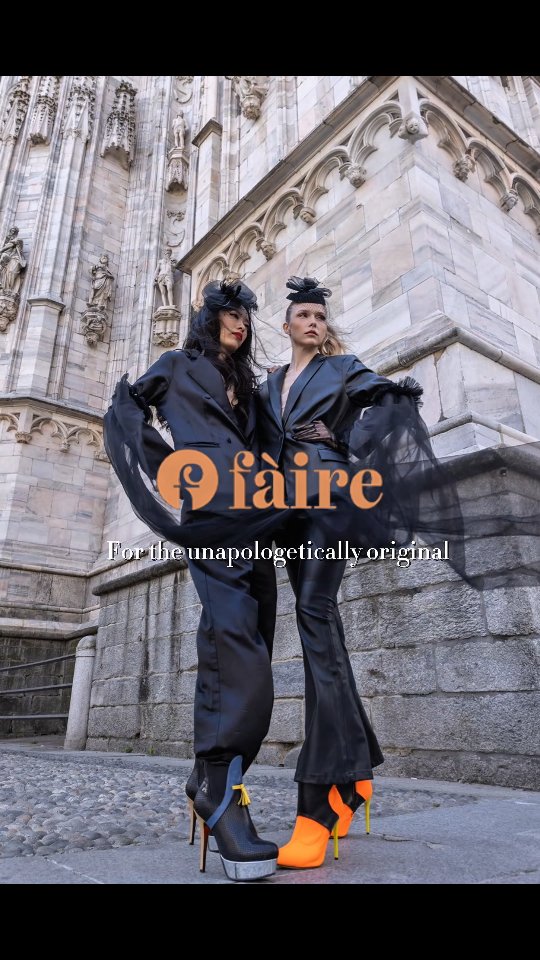 Limited edition. Unlimited imagination.
Shot in front of the iconic Duomo di Milano -
because true art deserves a setting just as bold.
These shoes weren’t made to blend in
They were made to start conversations.
Photos by: #nissim_cordovi93
#FaireOir
#ArtInFashion
#StatementShoes
#NotForEveryone
#MilanoStyle
#DesignedDifferently
#BoldDesign
#FashionWithEdge
#DuomoDiMilano
#CreativeFootwear
#ShoesOfInstagram
#WearableArt
#slowfashion
#milan.fashiontour
#shonbalaishofficia
#shavuot25_ii