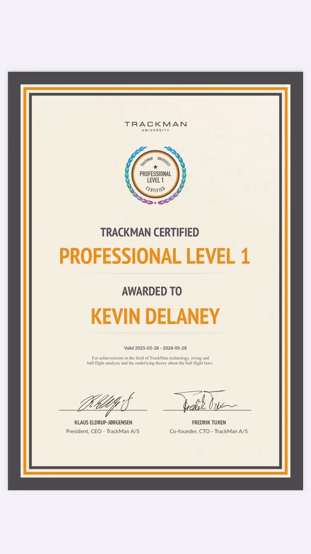 Always Learning. Always Improving. 📚⛳️
As a coach, I believe it’s essential to keep pushing forward—refining both knowledge and skills. I’ve recently updated my Trackman certifications, now fully up to date with Level 1 & Level 2, and I’m excited to apply even more insights to help my clients improve their game.
My new role has given me the chance to really focus on the areas of coaching I’m passionate about—swing performance, data-driven development, and helping golfers reach their full potential. And this is just the beginning! I’ve got more qualifications lined up to deepen my expertise, so watch this space.
If you’re looking to improve your swing with a data-backed, personalized approach, I’m currently taking bookings for lessons at Project Golf London. Drop me a message or head to the link in bio to get started!
#GolfCoach #TrackmanCertified #PGAProfessional #GolfLessonsLondon #GolfTraining #ProjectGolfLondon #ContinuousLearning #GolfDevelopment #BetterGolf #GolfSwing #TrackmanGolf #LondonGolf #golfcoaching