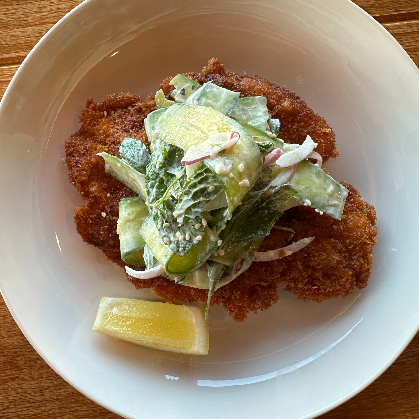 Special Today!! Kashmiri Hot Pork Chop w/ Cucumber Raita Salad.