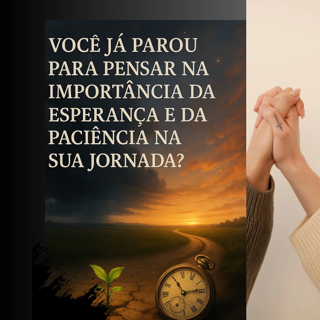 🌟 Esperança e Paciência: O Poder da Resiliência! 🌟
Você sabia que 70% das pessoas que praticam a paciência conseguem enfrentar desafios de forma mais positiva? Isso mesmo! A esperança e a paciência andam de mãos dadas, ajudando a criar um caminho mais leve na vida. 💪✨