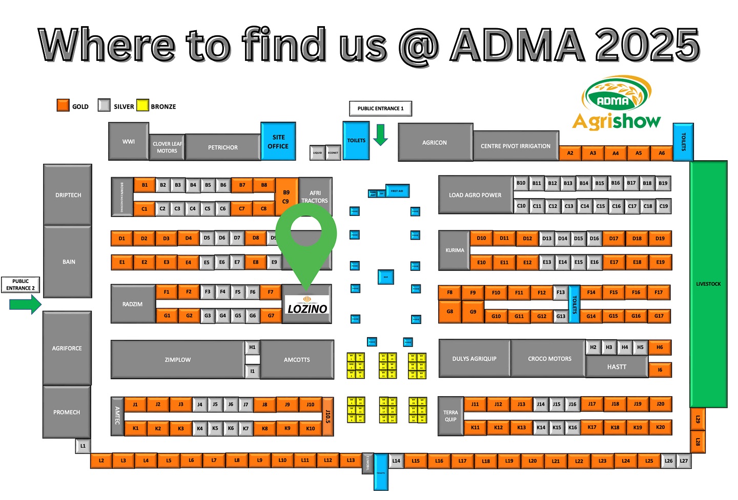 Don’t miss out from next Thursday 5th to Saturday 7th we’ll be right here at ADMA AGRISHOW. 💪🏼
We promise you… It’s going to be epic this year.
We are gearing up and we cannot wait to see you all there for another amazing event