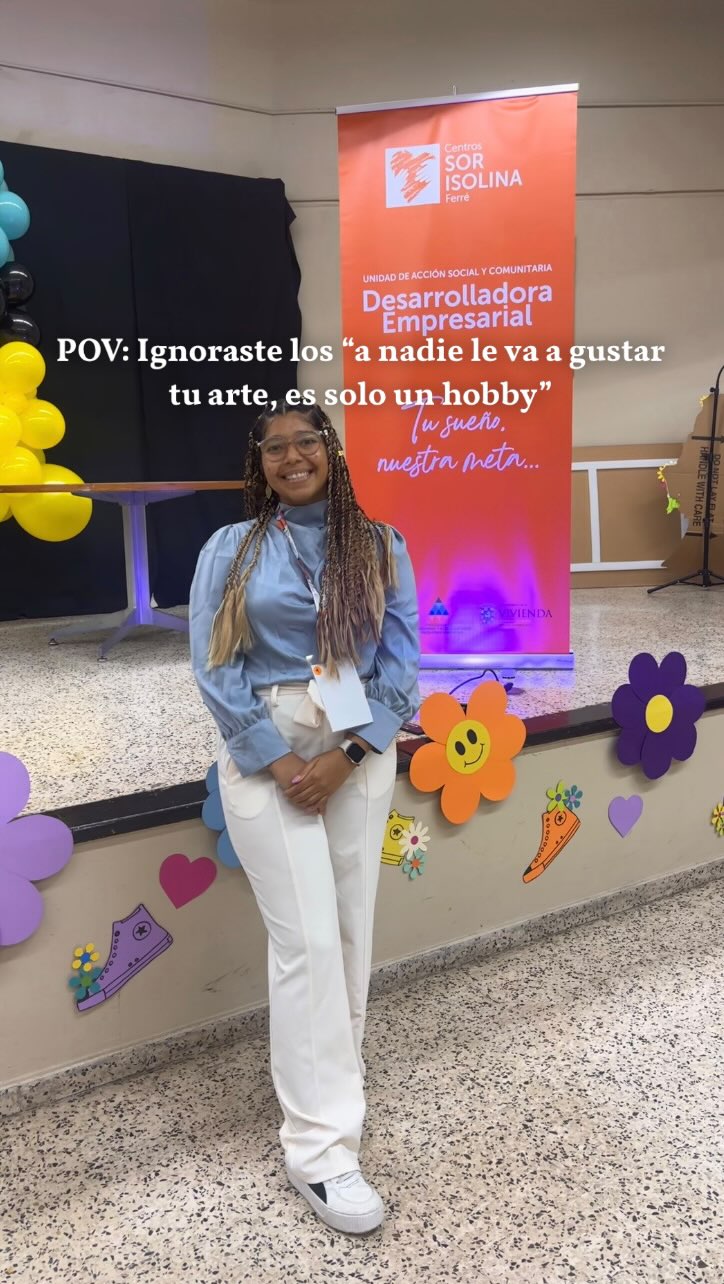 Gracias de corazón por todo el apoyo que le han dado a PegArte787. Este proyecto nace desde el amor por el arte, y ver cómo sigue creciendo nos llena de emoción y esperanza.
También queremos agradecer profundamente a la Desarrolladora Empresarial del Centro Sor Isolina Ferré por estas 12 semanas de talleres que nos ayudaron a estructurar nuestro plan de negocio, soñar en grande y aterrizar ideas con propósito.
Aquí apenas comienza el viaje.
Gracias por ser parte de esta historia. 💫