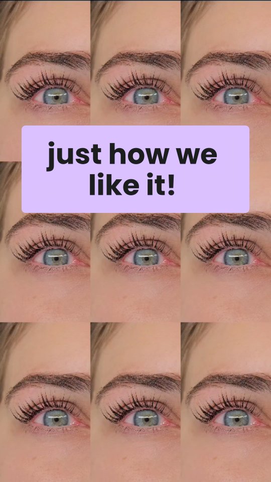 The tinting makes all the difference when doing a Lash Lift 🖤🖤🖤