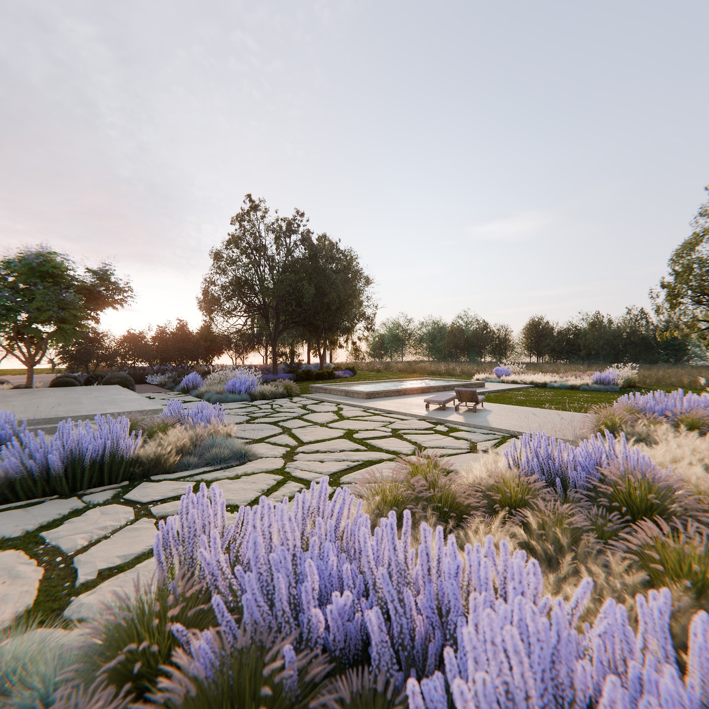 Revalorisation d’une villa dans un environnement champêtre sur la commune d'Eyguières.
Une terrasse en opus incertum se fraie un chemin entre des massifs à l'allure sauvage et luxuriante.
Ce revêtement ajoute une touche rustique et authentique, harmonisant la transition entre le bâti et le jardin.
Architecture / Paysage / Visualisation 3D : @studiodac_
#architecturelovers #studiodac #studiodacarchitecture#studiodacpaysage #blender3d #southoffrance #provence #3d#architecturedesign #provencestyle #alpilles #landscape#landscapelovers #swimmingpools
