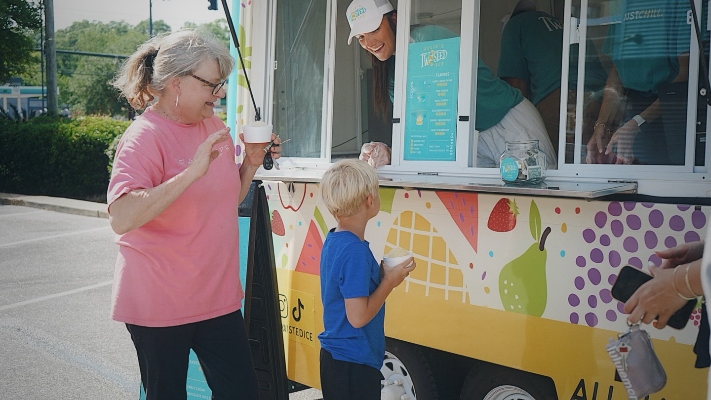 Come cool off with a sweet treat from Twisted Ice 🍧✨
We’ll be serving up the good stuff from 12PM – 6PM – don’t miss out!