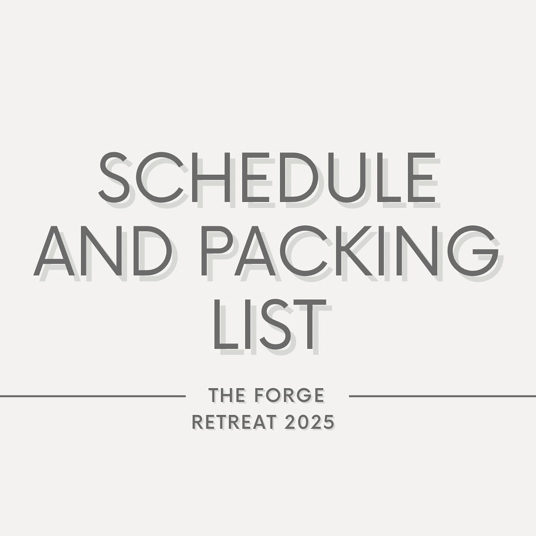 Wondering what exactly will be happening at this year’s retreat? Here is the official schedule and packing list of all the exciting things planned and what you’ll need to bring!
Student registration closes on July 28 at noon!! Head over to the link in our bio to register! You don’t want to miss this!