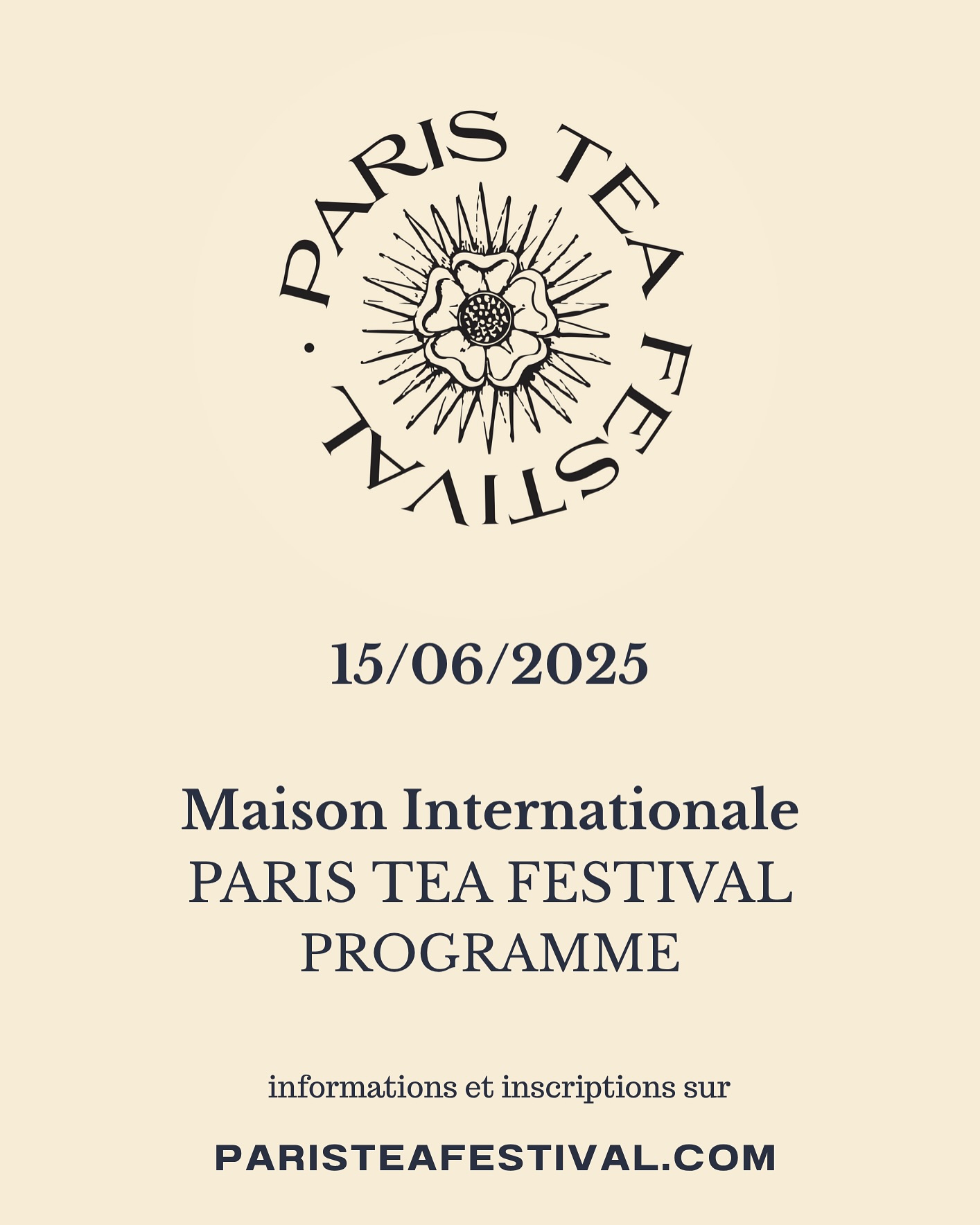🎉 Le programme du 15 juin est en ligne ! 🎉
Une journée exceptionnelle vous attend à la Maison Internationale, avec des intervenants venus de toute la France, d’Europe, des Amériques et d’Asie.
✨ Diversité, qualité, engagement.
Un immense merci à tous ceux qui traversent les frontières pour faire vivre cette première édition du Paris Tea Festival. Grâce à vous, le thé devient un véritable terrain d’expression, de transmission et de rencontre.
🫖 Et aussi… 50 superbes exposants : maisons de thé, céramistes, magazines, et Commerce Équitable France, qui présentera son programme Solidari-thé.
🌿 Thé à volonté, sourires en cascade et partages sans mesure tout au long de la journée.
🙏 Et un immense merci à BRITA de fournir l’eau de ce village du thé grandeur nature.
📍 Paris Tea Festival
🗓 Dimanche 15 juin 2025
🏛 Maison Internationale, 17 boulevard Jourdan, Paris 14e
🎟 Prenez votre ticket dès aujourd’hui et rejoignez-nous pour célébrer le thé sous toutes ses formes !
—
🎉 The June 15 programme is now online! 🎉
An exceptional day awaits you at the Maison Internationale, with speakers coming from across France, Europe, Americas, and Asia.
✨ Diversity, quality, and commitment.
A heartfelt thank you to everyone crossing borders to bring this first edition of the Paris Tea Festival to life. Thanks to you, tea becomes a true space for expression, transmission, and connection.
🫖 And also… 50 wonderful exhibitors: tea houses, ceramic artists, magazines, and Commerce Équitable France, presenting their Solidari-thé program.
🌿 Unlimited tea, warm smiles, and meaningful sharing throughout the day.
🙏 A special thank you to BRITA for providing the water to this full-scale tea village experience.
📍 Paris Tea Festival
🗓 Sunday, June 15, 2025
🏛 Maison Internationale, 17 boulevard Jourdan, Paris 14th
🎟 Get your ticket today and join us in celebrating tea in all its forms!
#paristeafestival #paris #parismaville #ptfouiouioui🔥 #teagathering