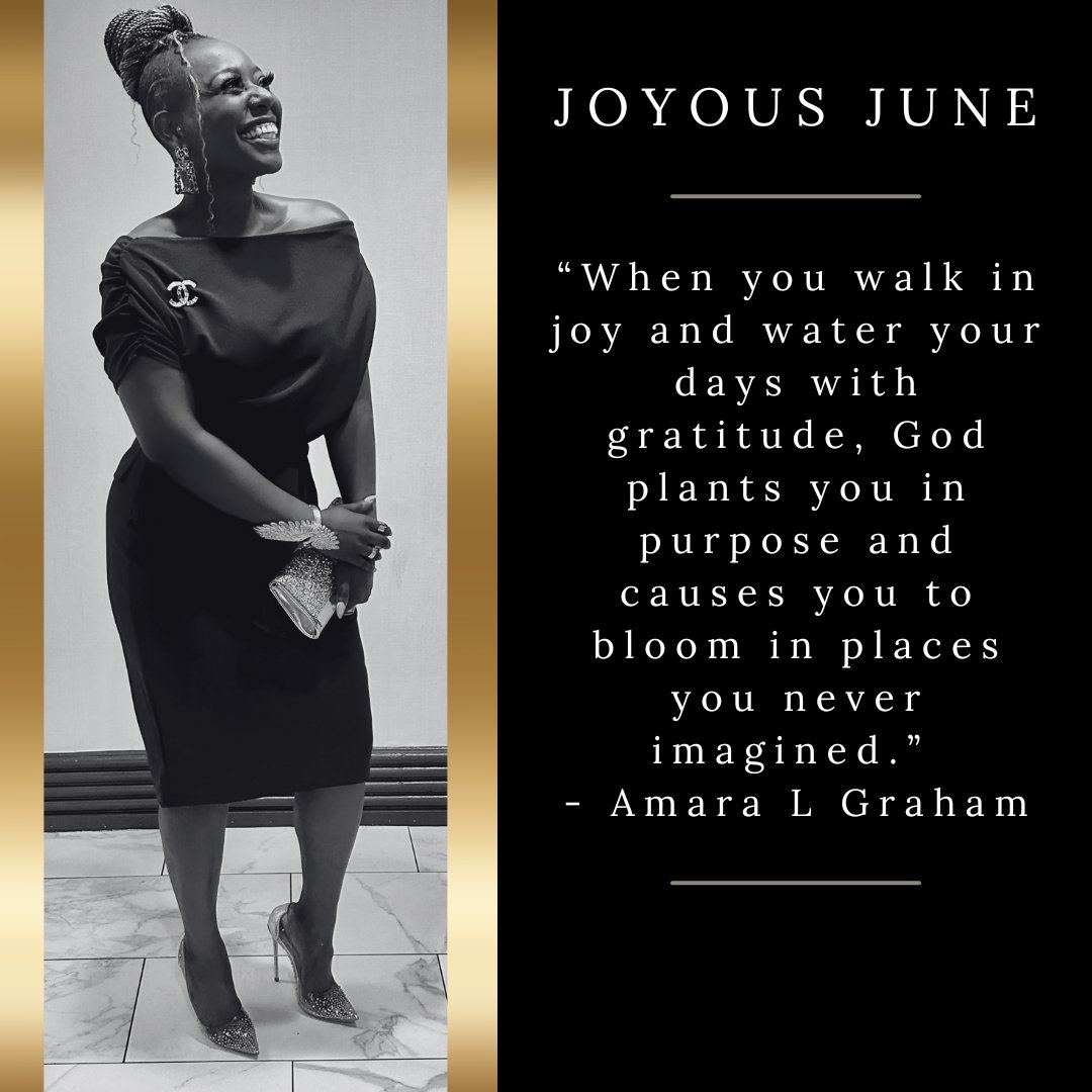 We’re nearing the close of Quarter Two, and I’ve been reflecting deeply: Am I truly stewarding each God-given day with intention and purpose?
Let me ask you—What’s fueling your joy right now? Not the fleeting highs, but the kind of joy that’s rooted, resilient, and unshakable.
“The joy of the Lord is your strength.” – Nehemiah 8:10
Happiness may shift with circumstances, but joy is your divine right. It’s anchored in God's promises and birthed in His presence.
This month, I challenge you to rise with intentional joy. Here’s how:
🌱 Gratitude: Speak life by naming what you’re thankful for daily.
🌞 Grounding: Pour into where you are—not where you wish you were.
🌼 Rest: Make room for Sabbath, stillness, and soul-deep restoration.
You were made to thrive. To bloom boldly. To walk in joy on purpose.
This is your season, step into it with power.
#JoyousJune #BloomBoldly #GoForthAndBeGreat #DivineJoy #FaithInAction #ChristianWomanEmpowerment #QuarterTwoCheckIn #SacredStrategy #KingdomMindset #PurposeInEveryStep