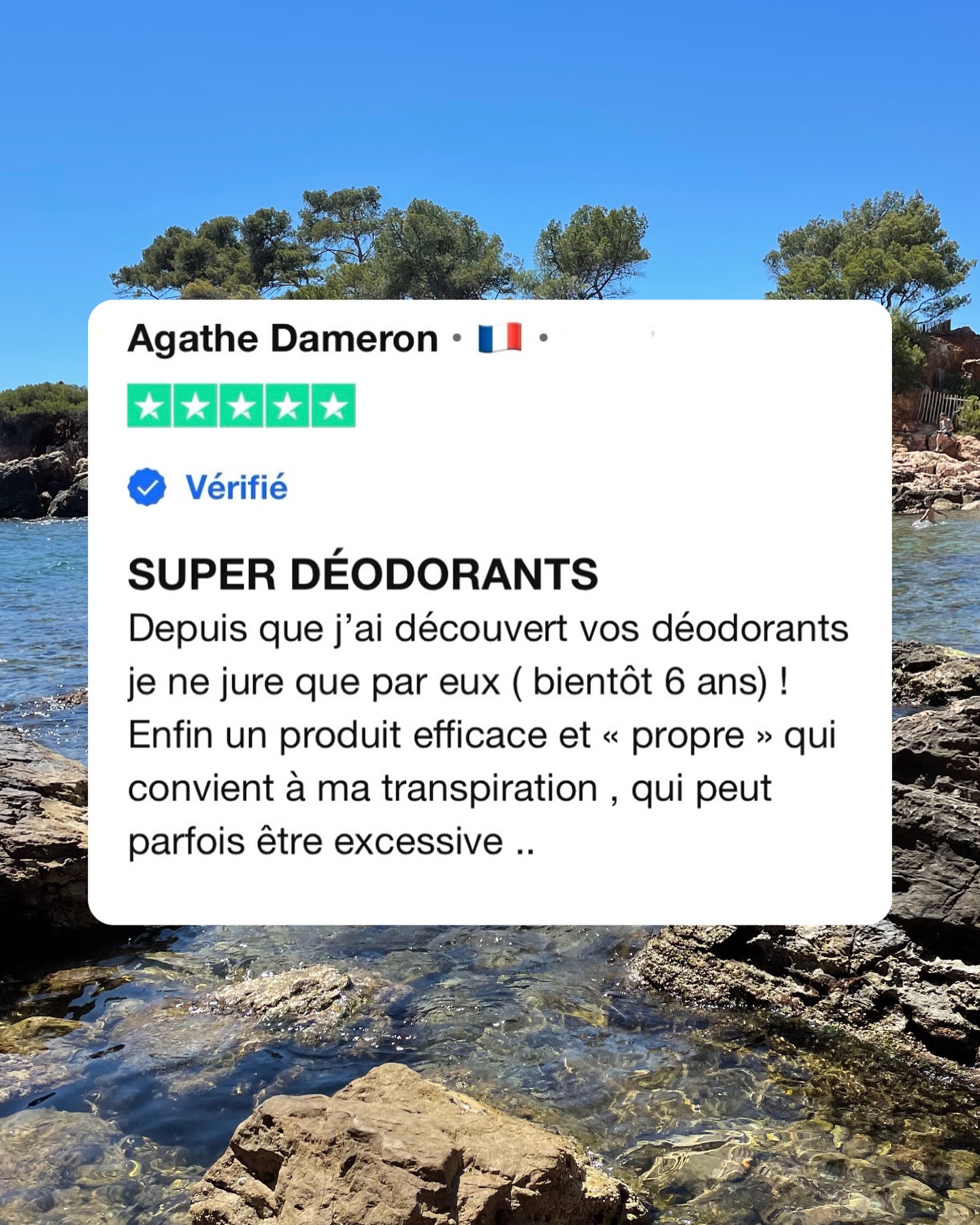 Merci Agathe 💙
et merci pour votre confiance 💕
C’est grâce à vous et à vos retours que nos déodorants rencontrent autant de succès !!!
.
.
.
#savonnerieinipi #inipi #cosmetiquenaturelle #cosmetiquebio #deodorants #deodorantbio #deodorantsolide #deodorant #naturaldeodorant #beauté #cosmetics #soinnaturel #soindelanature