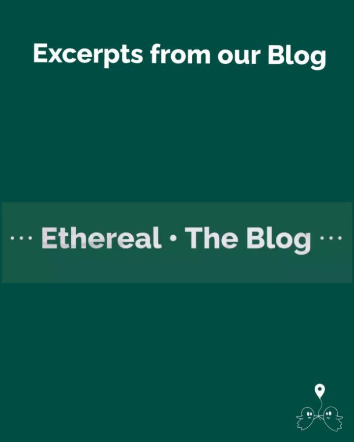 "We're not here to dabble — we're here to get to work, and disrupt, the status quo"
•Excerpts from Ethereal, "The One Where We Explain the Why"